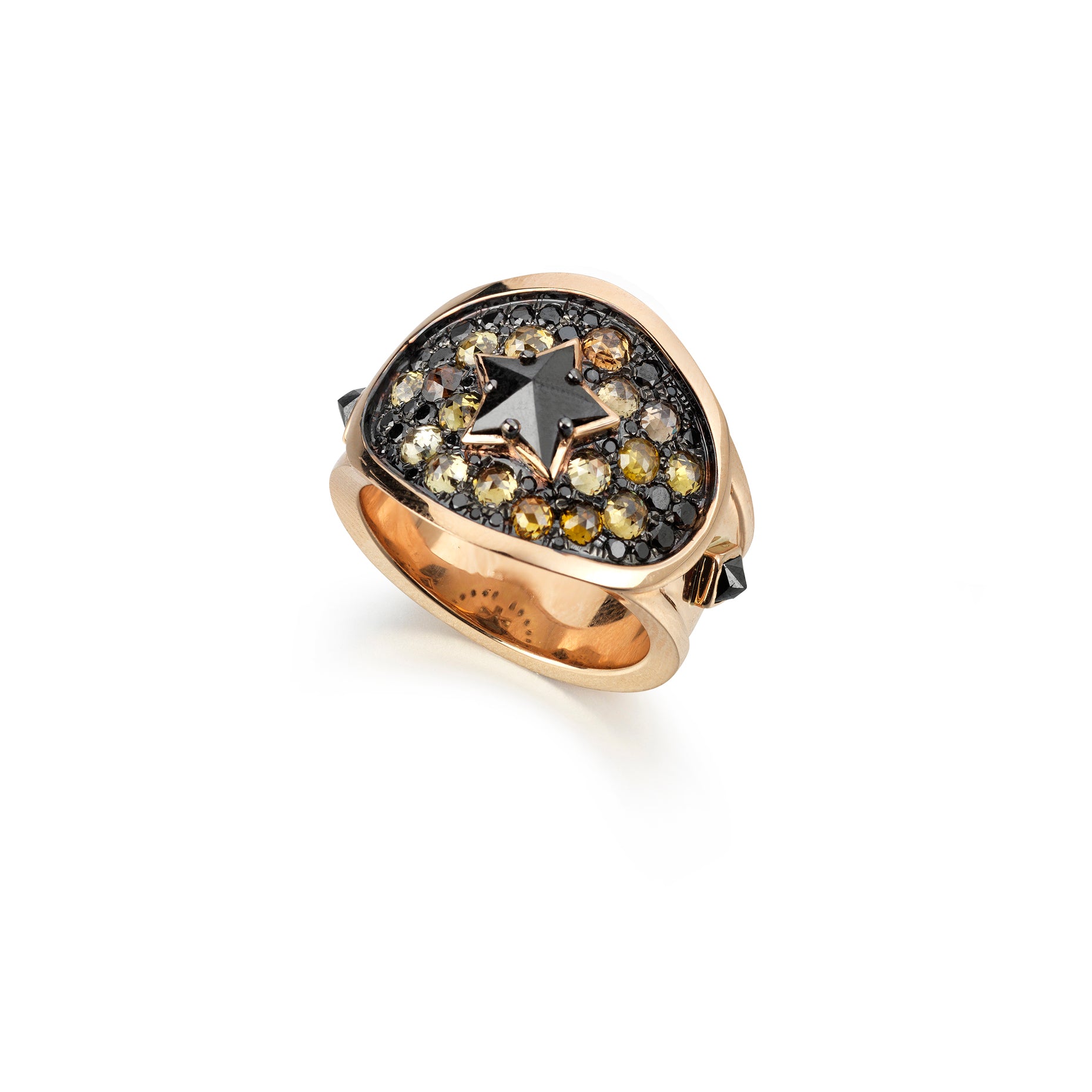 Black Star Cigar Ring