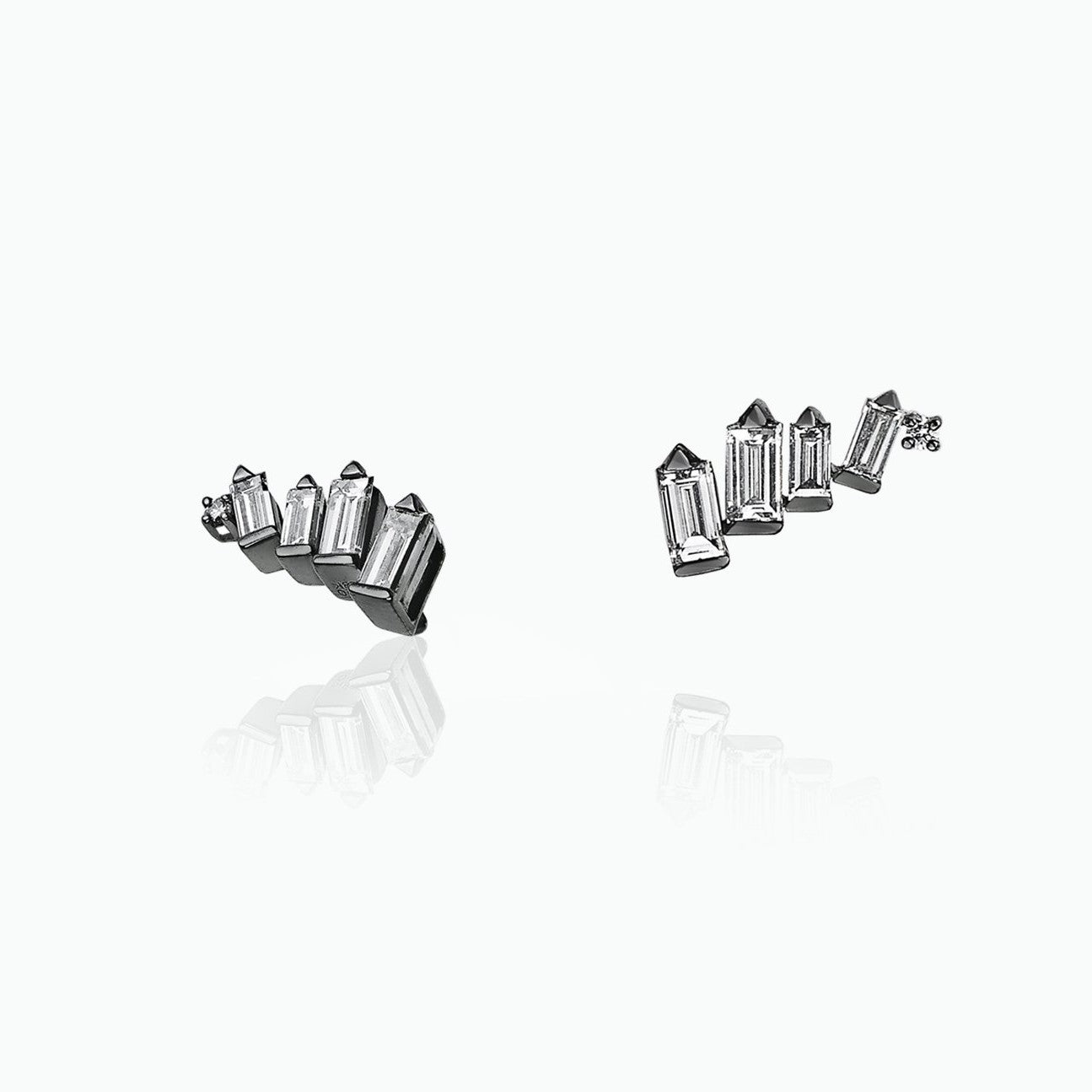 Cosmic Curve Stud Earrings