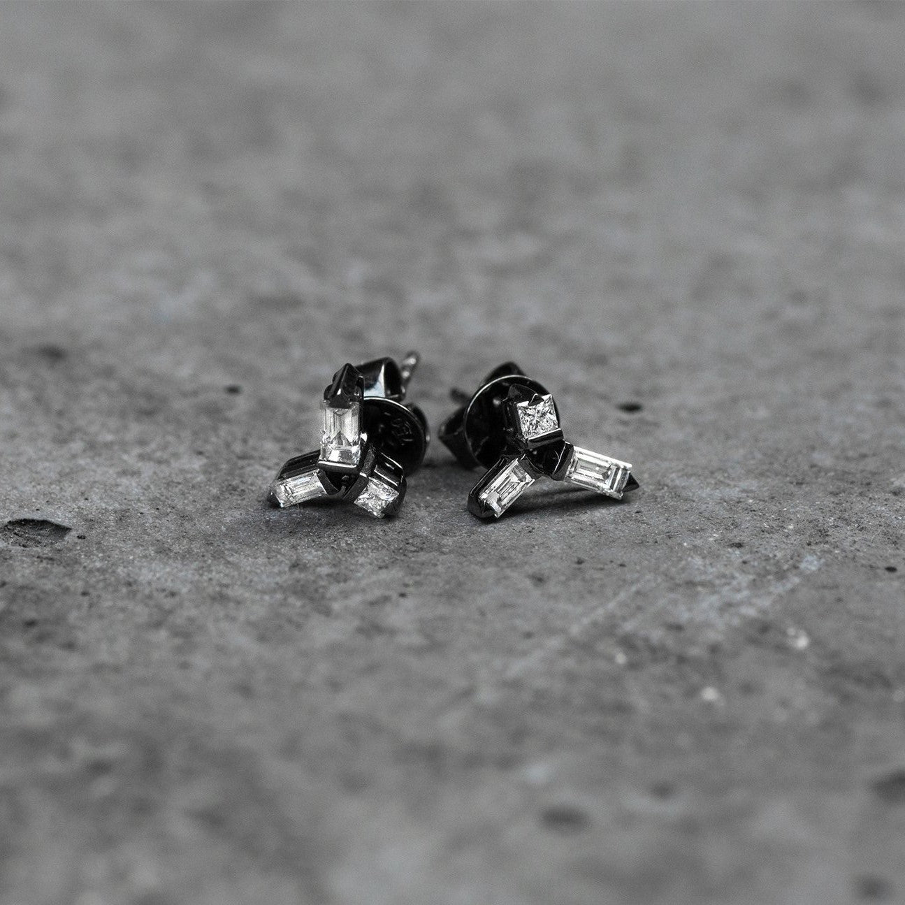 Cosmic Helix Stud Earrings