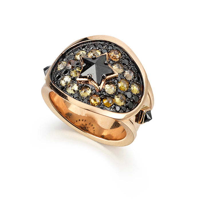 Black Star Cigar Ring