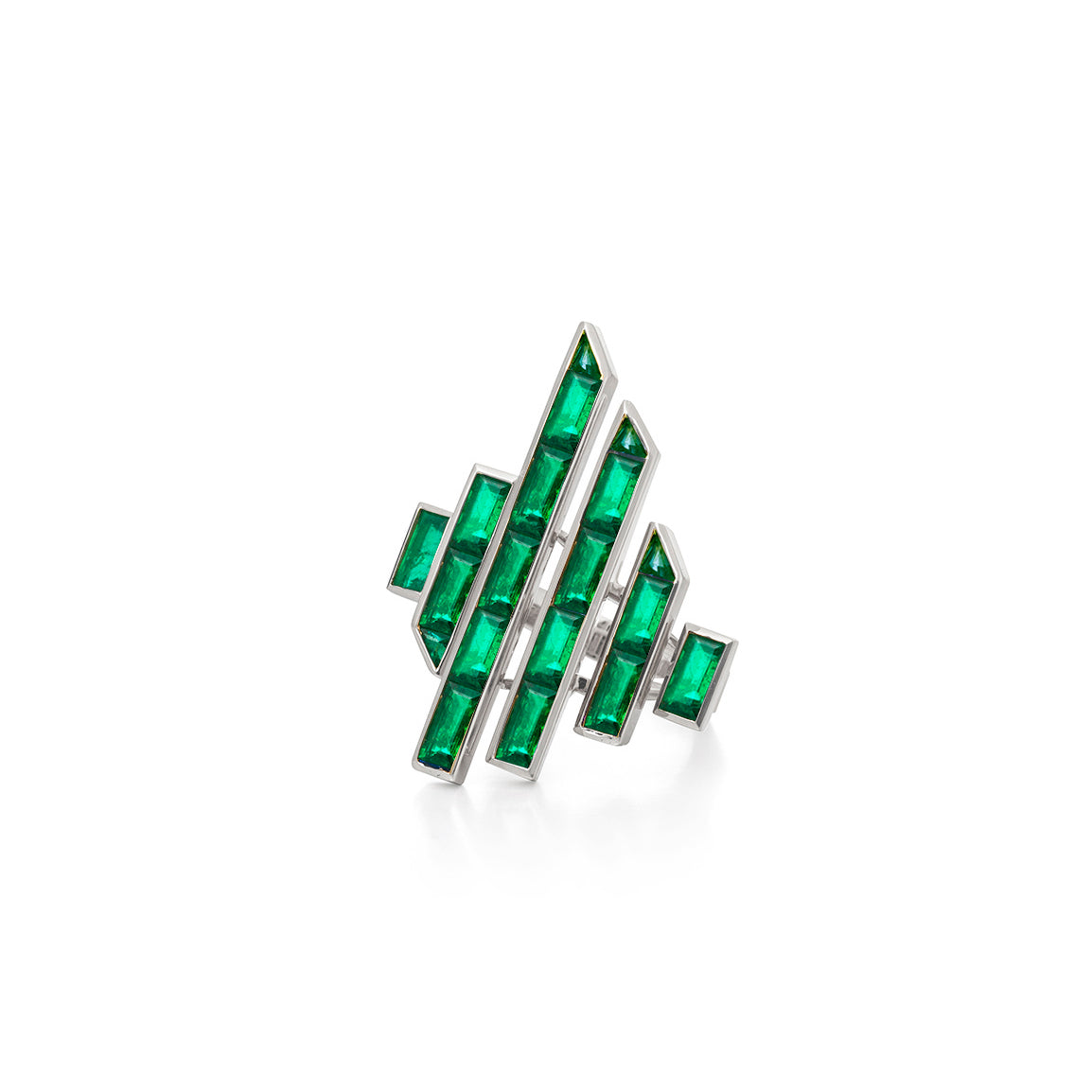 Electric Night - Emerald Blade Runner Ring