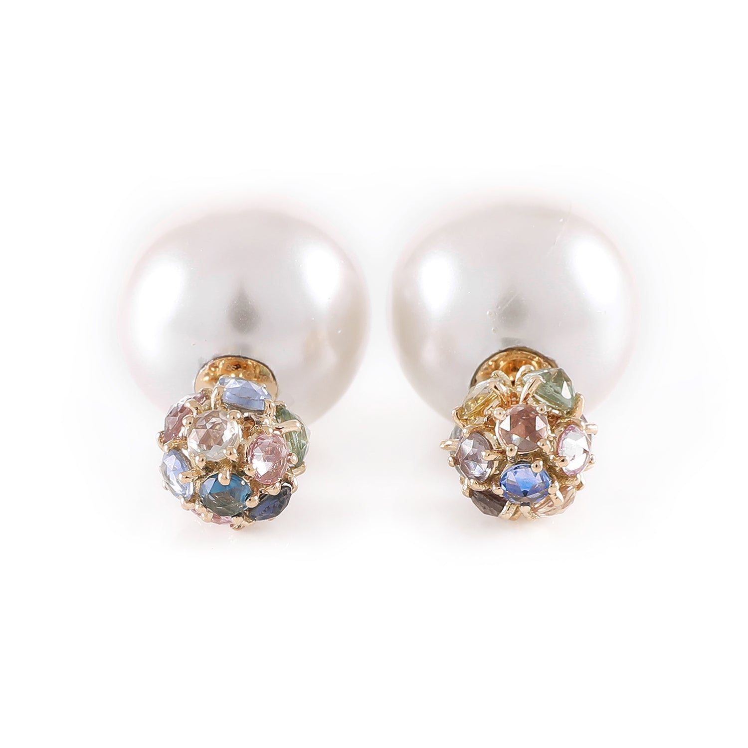 Earring Zero 2 - Multicolour Sapphires