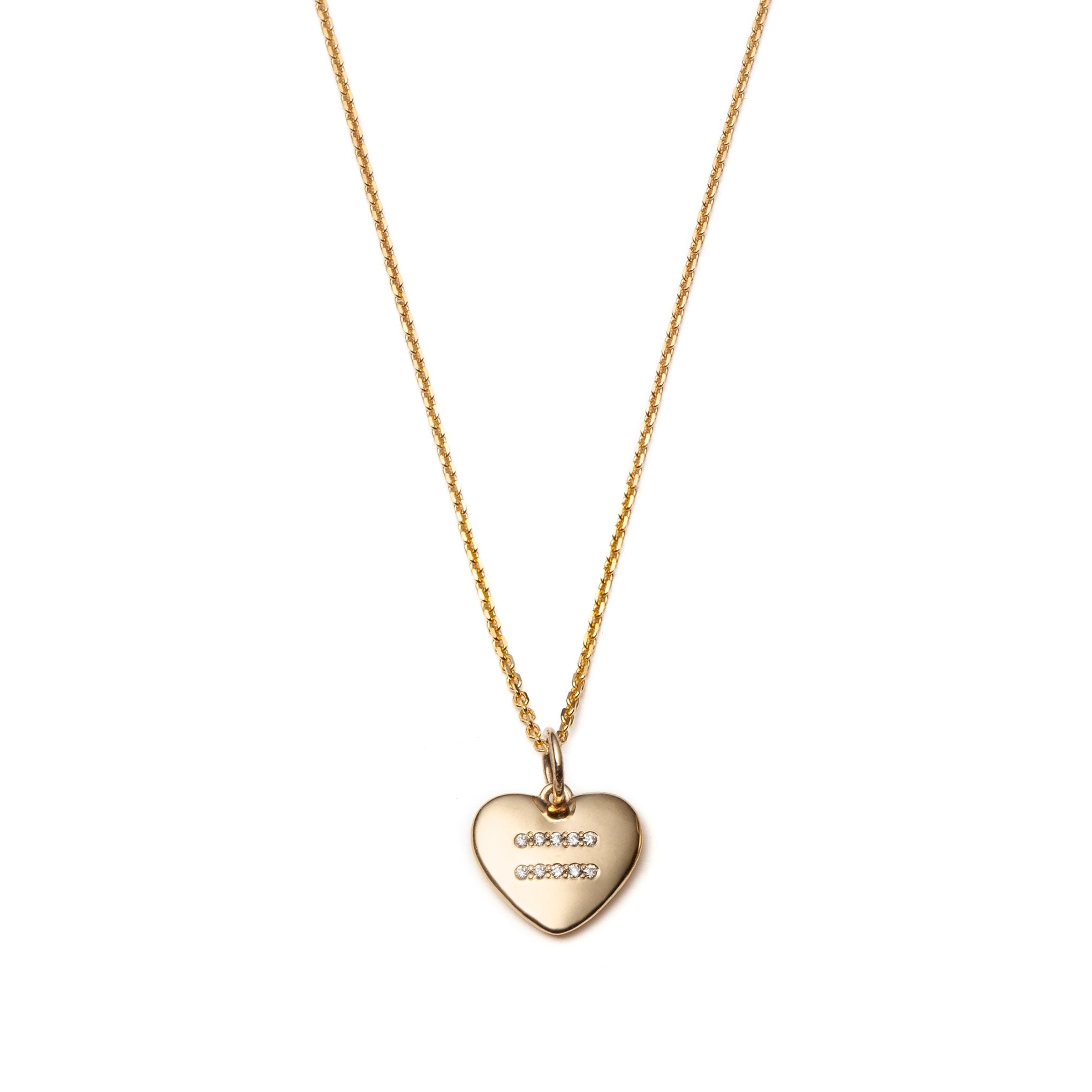 Global Goal #5: Equality Heart Necklace