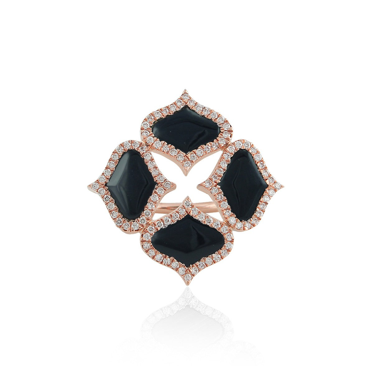 Lattice Ring in Onyx