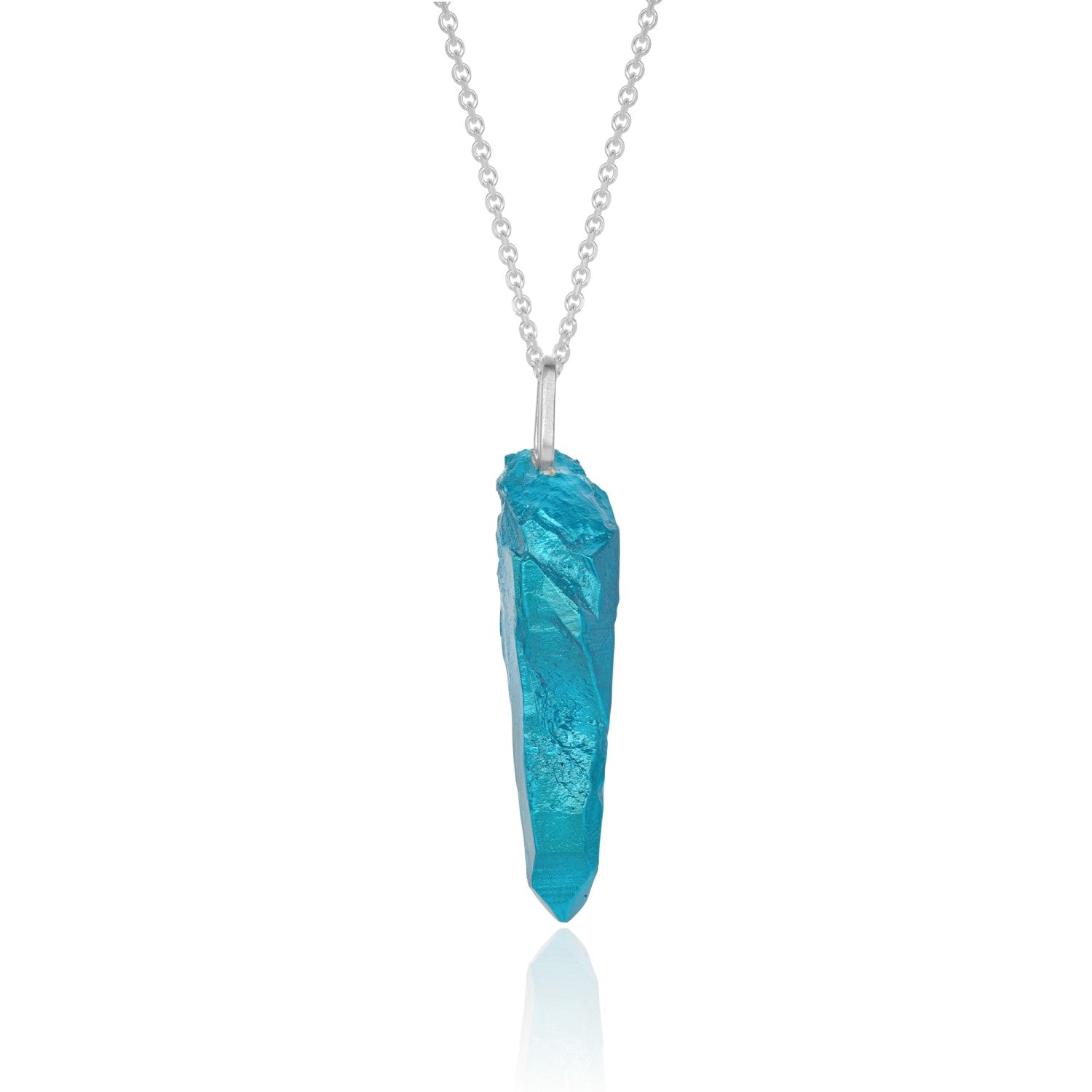 HotRocks Wand Necklace - Turquoise Blue