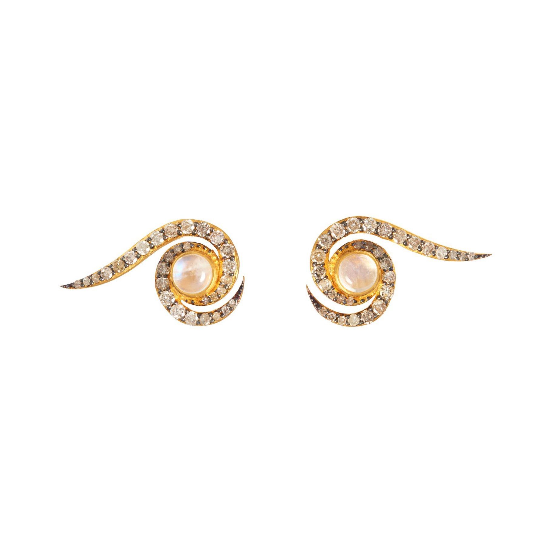 Spiral Earrings Gold