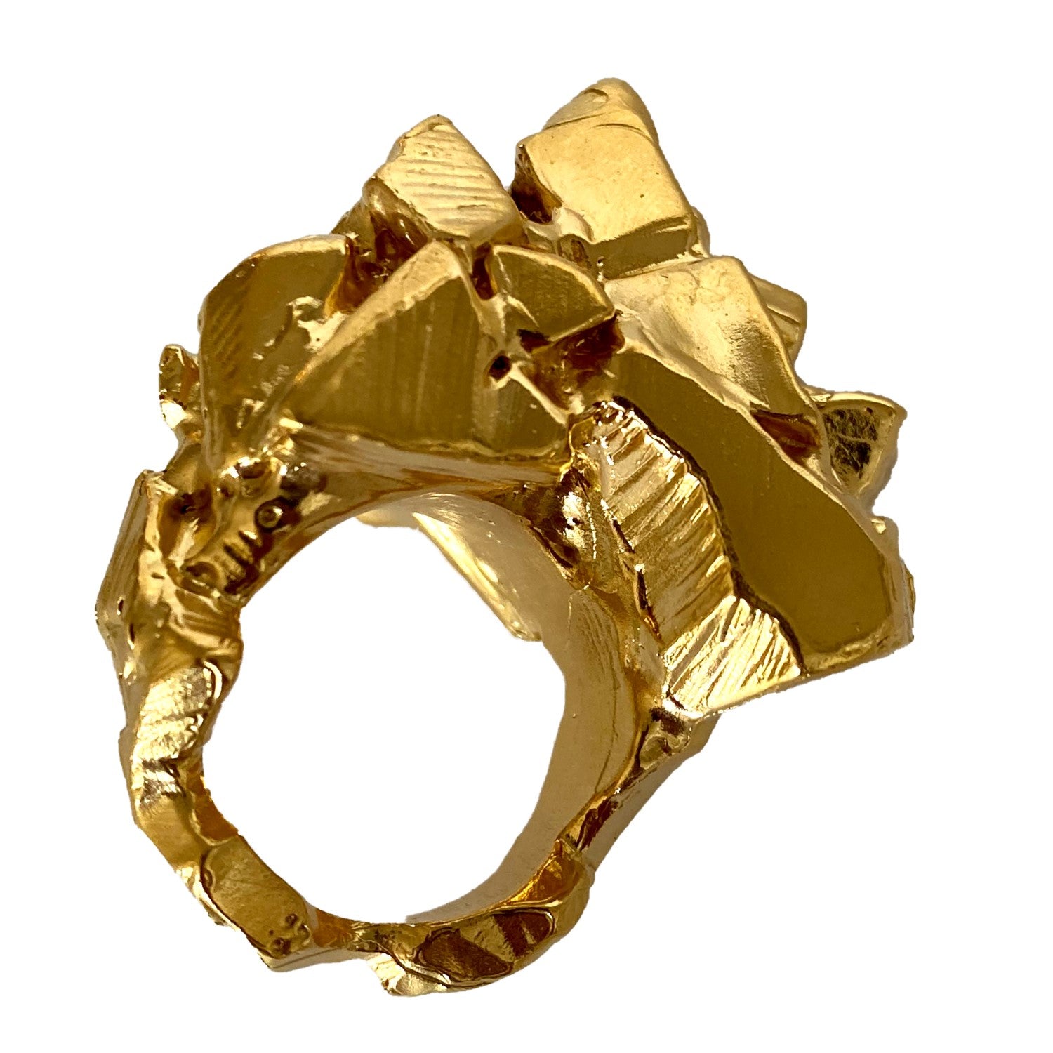 Cubes Of Gold Ring