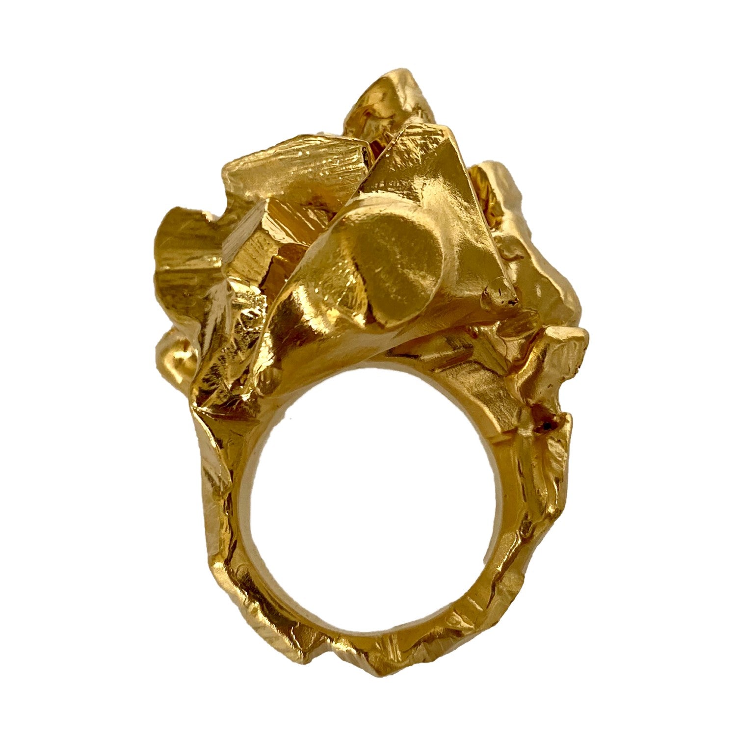 Cubes Of Gold Ring