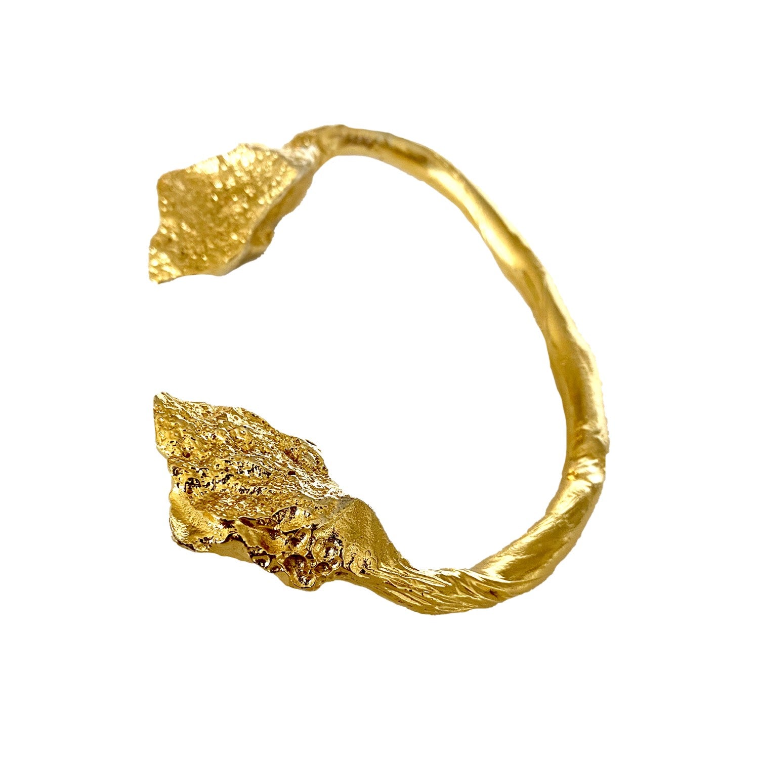 Rocks Cuff in Gold