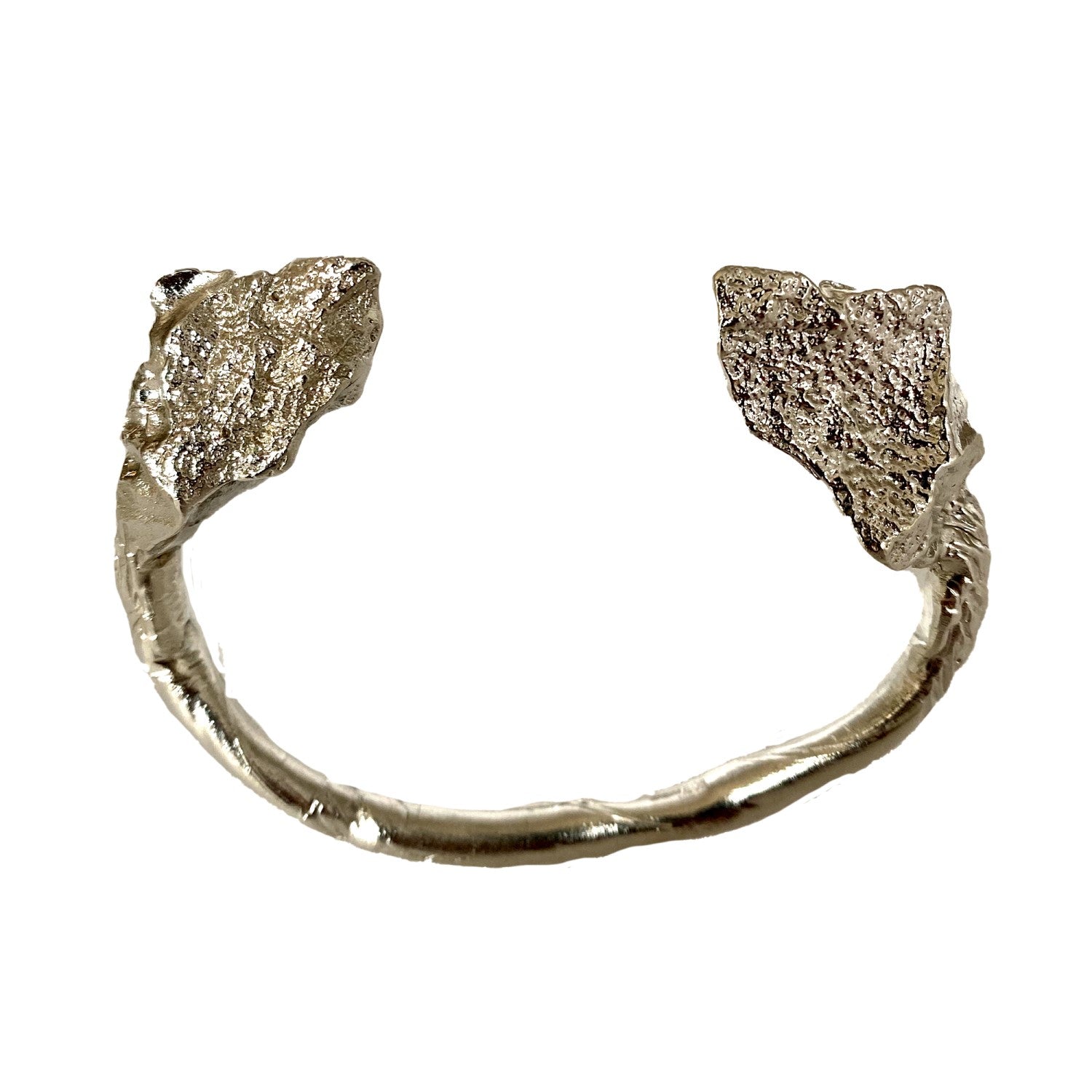 Rocks Cuff in Silver