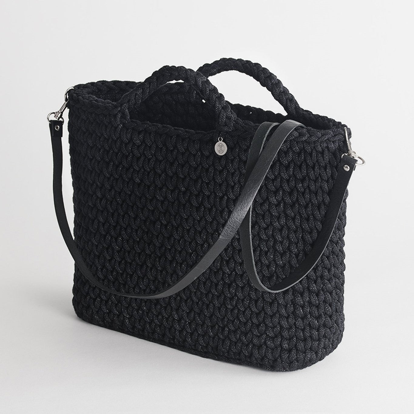 Basket Bag Crochet Kit - Black