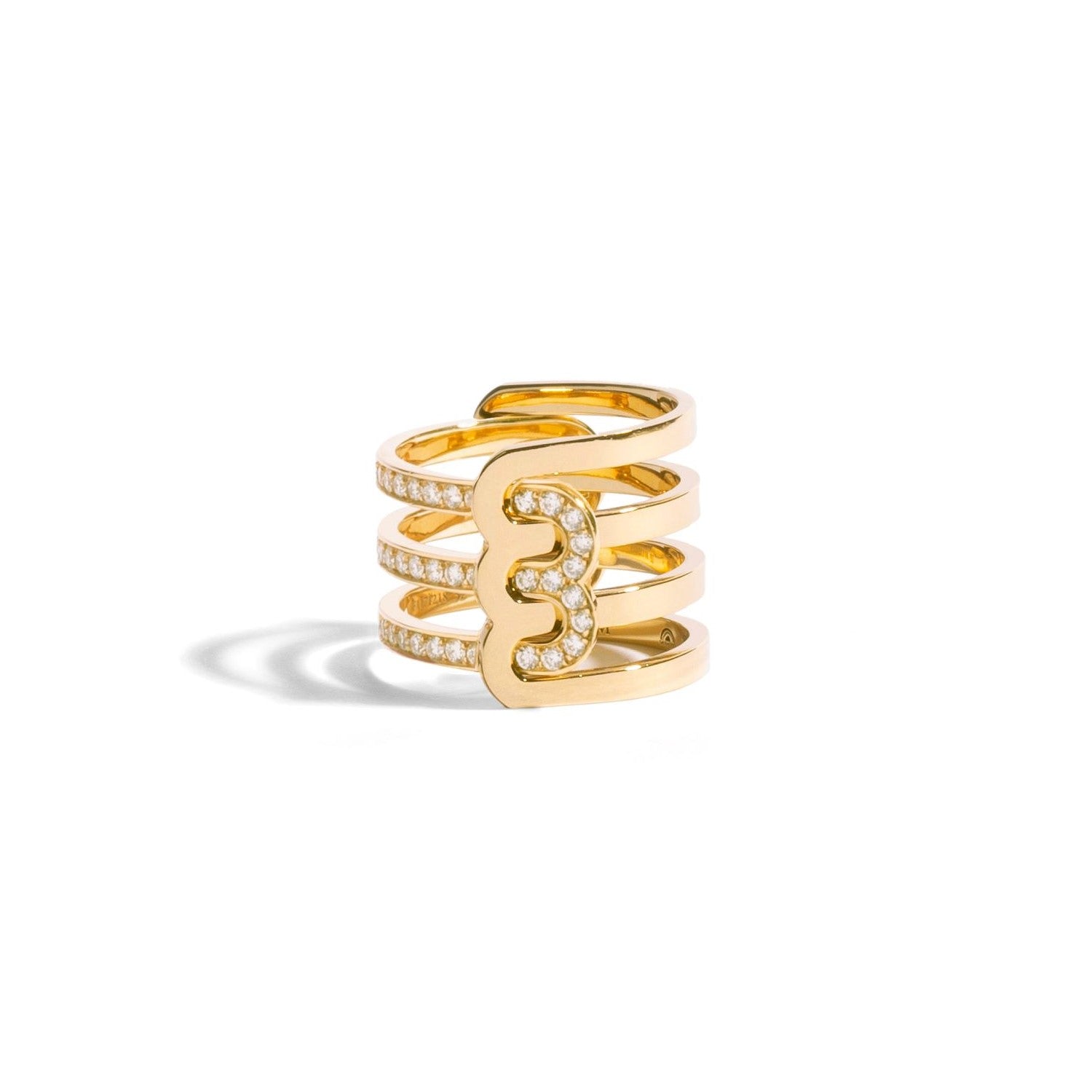 Étreintes Statement Triple Ring