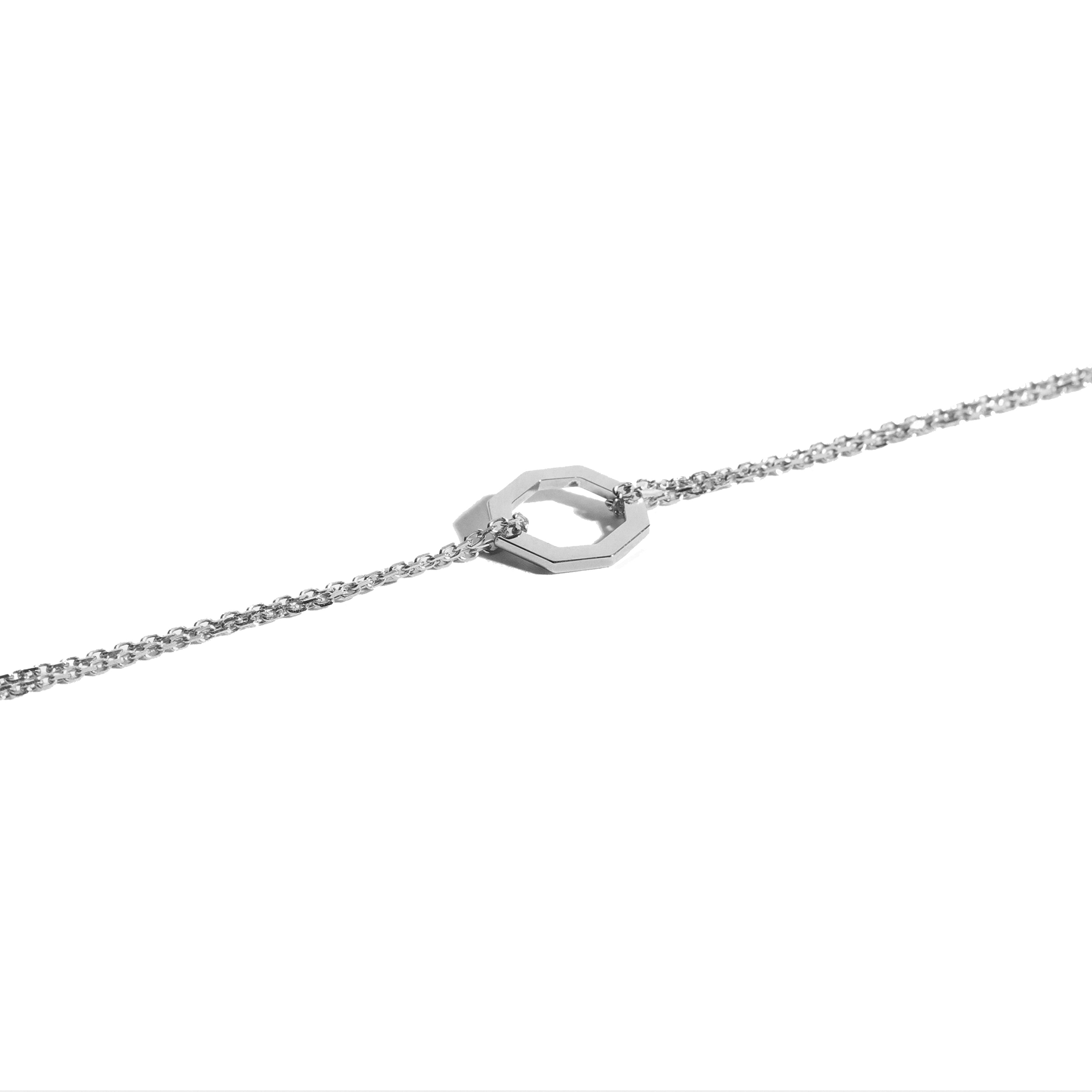 Le Petit Octogone Bracelet White Gold