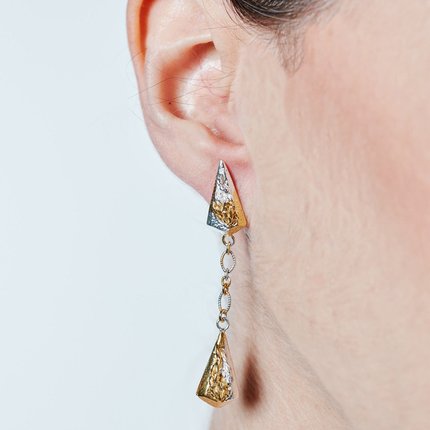 Lantern Earrings with Vermeil