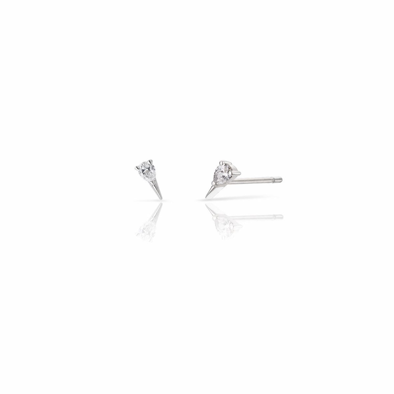 Diamond Spark Stud Earrings