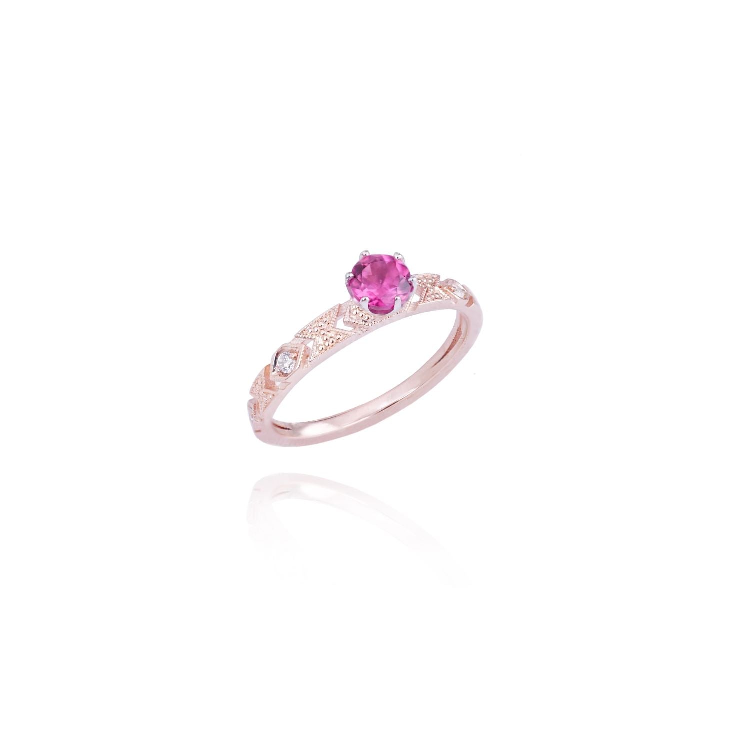 Delicacy Ring with Baby Tourmaline