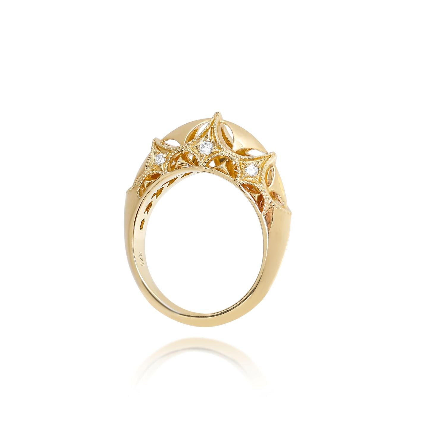 Queen of Diamonds Brave Ring