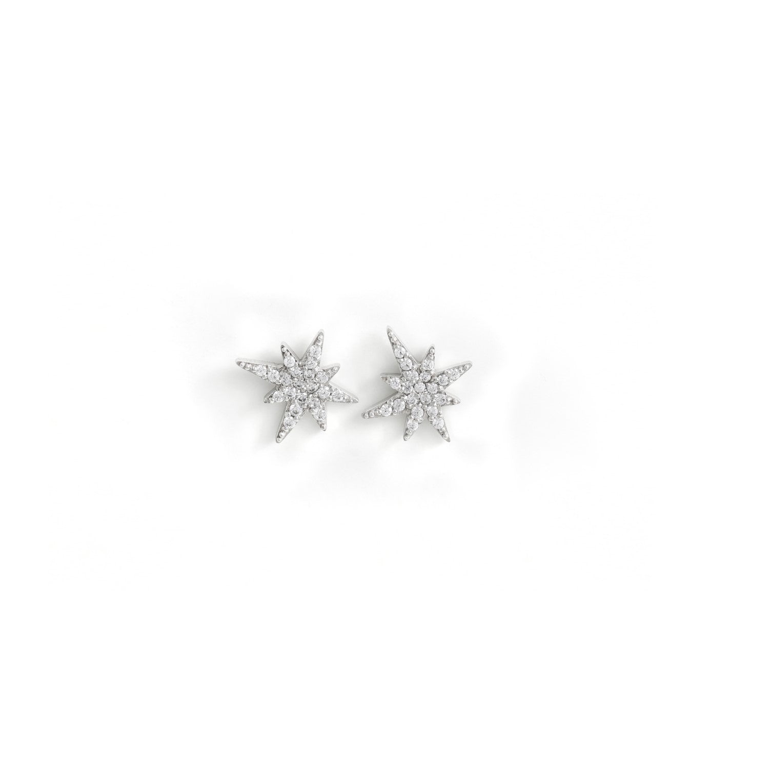 White Gold Astral Studs