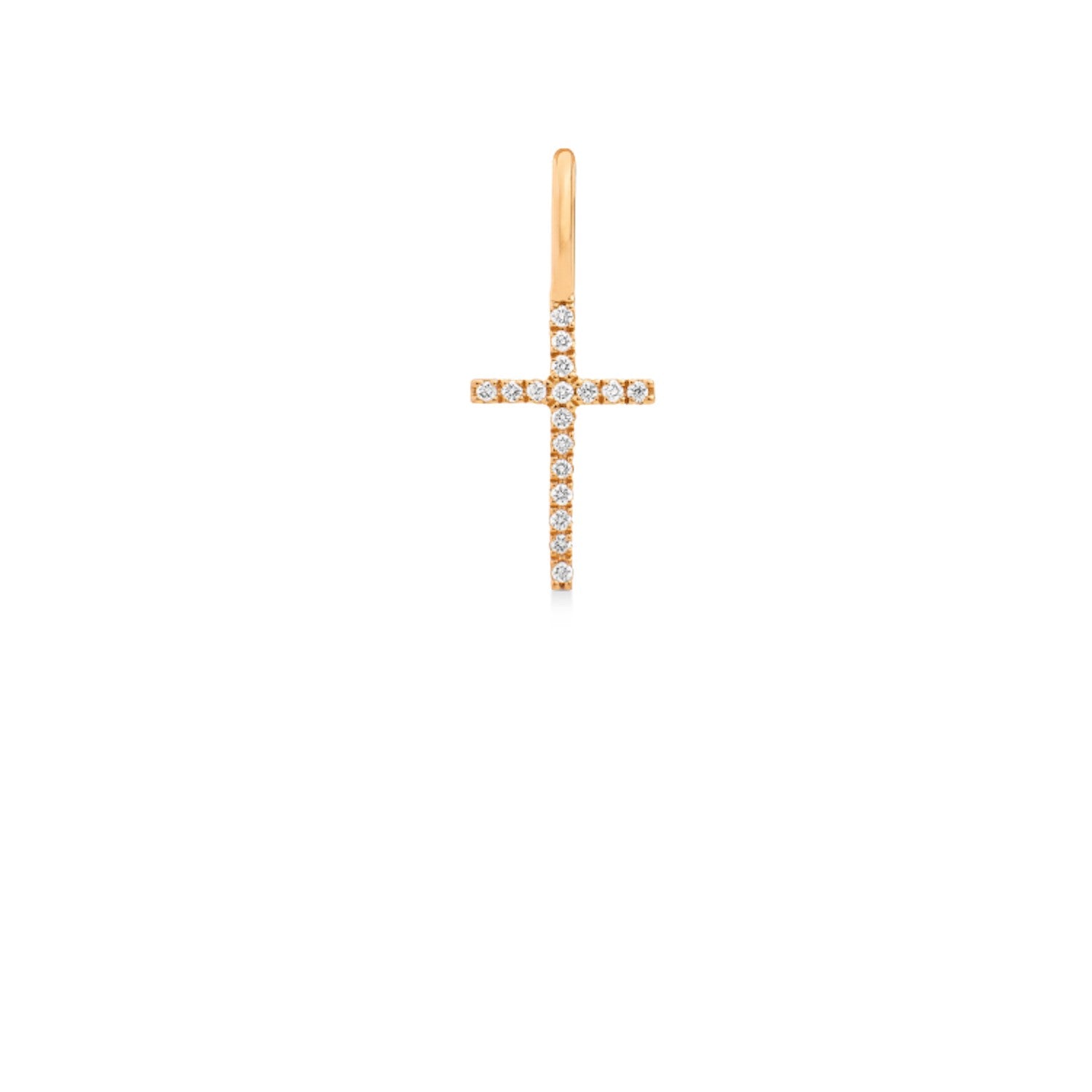 Rock Classic Diamond Cross Pendant