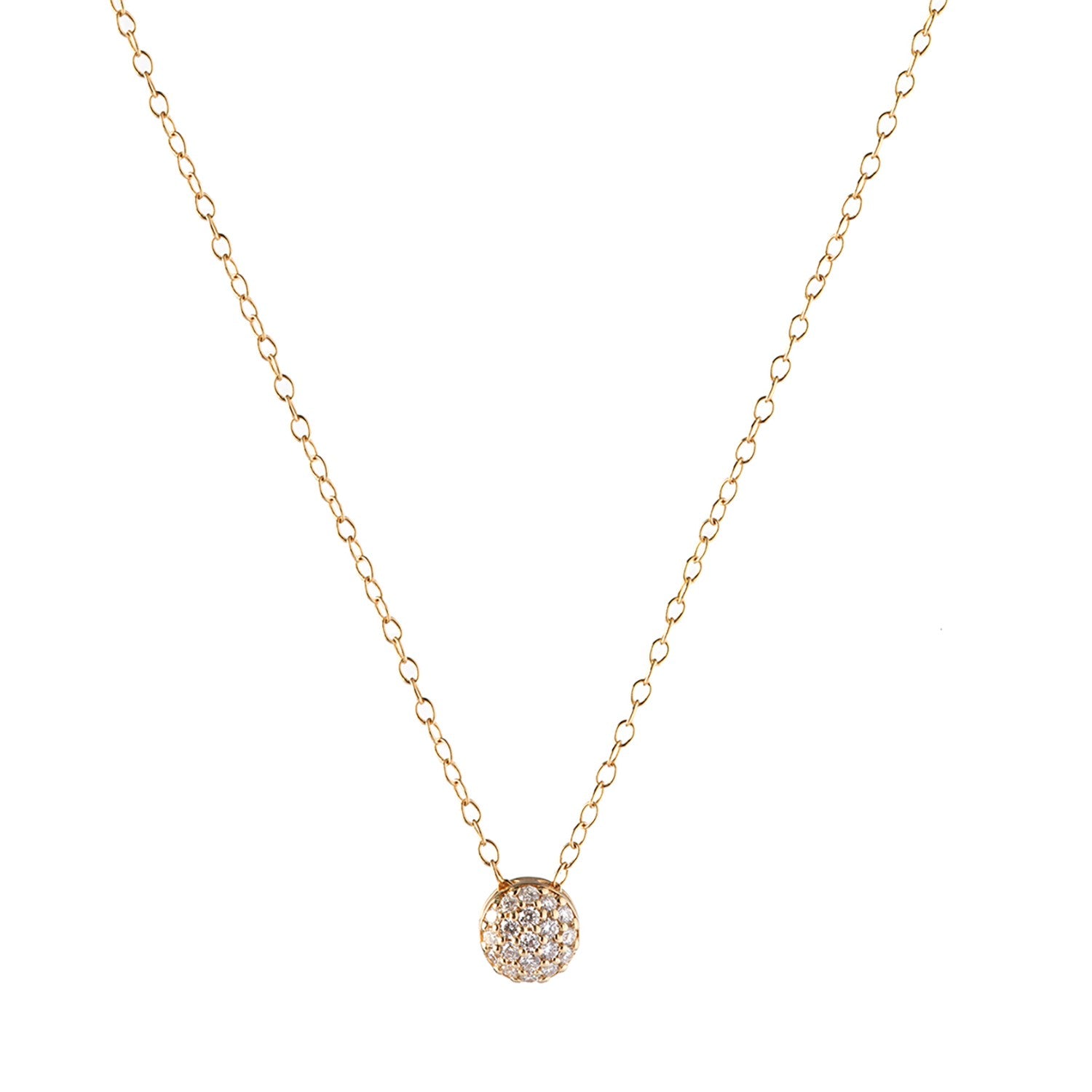 April Birthstone Dot Necklace