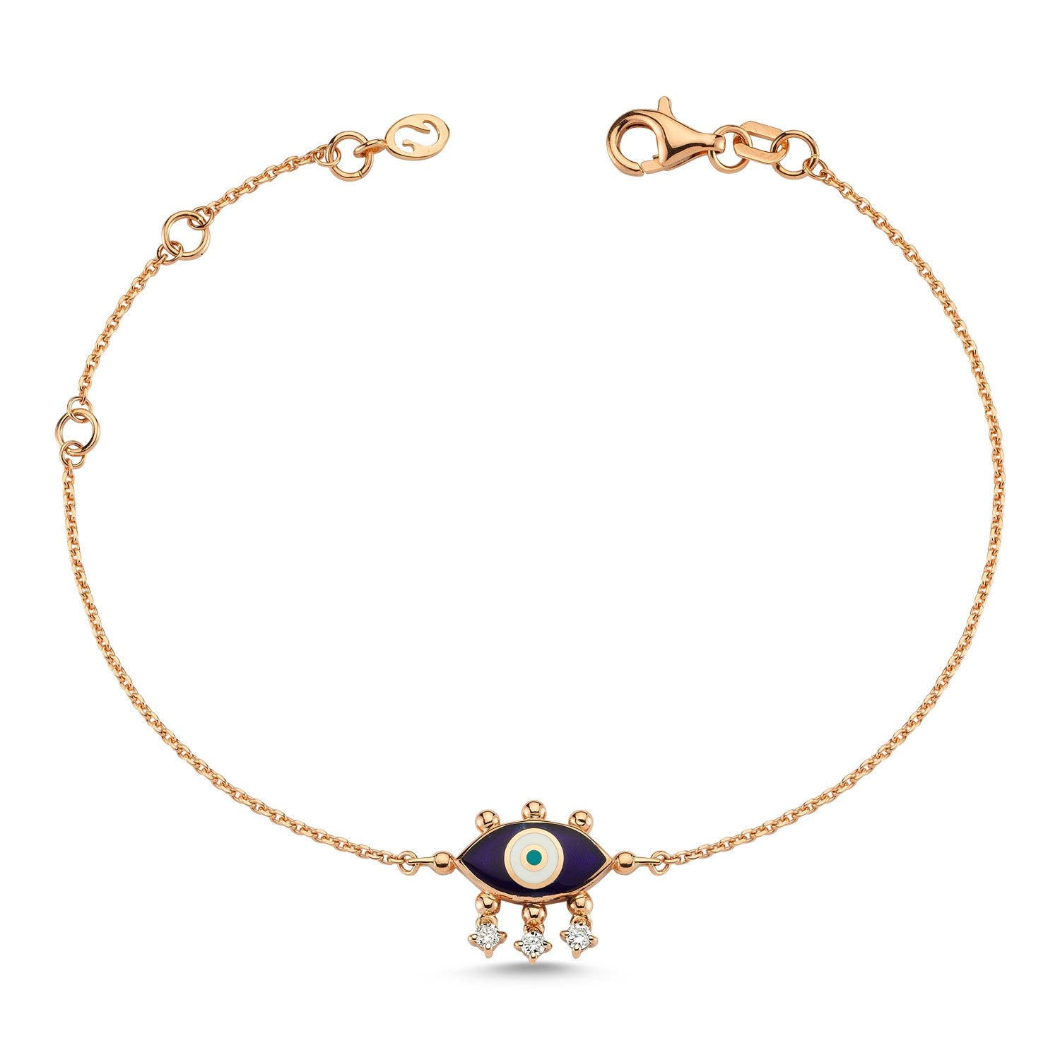 Evil Eye Bracelet (Navy Blue)