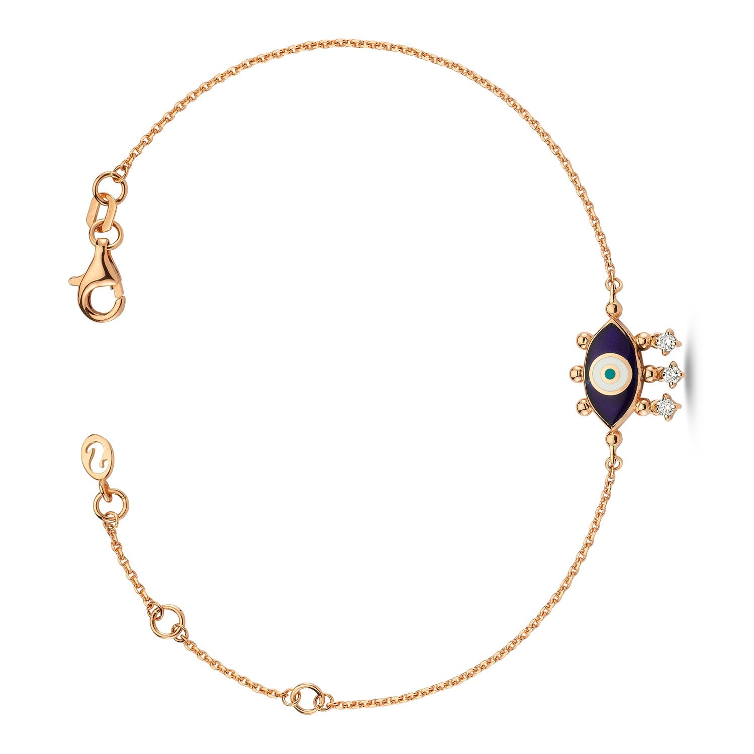 Evil Eye Bracelet (Navy Blue)