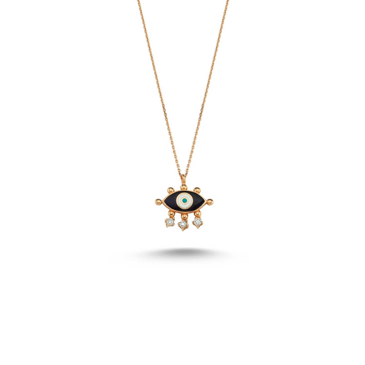 Evil Eye Necklace (Navy Blue)