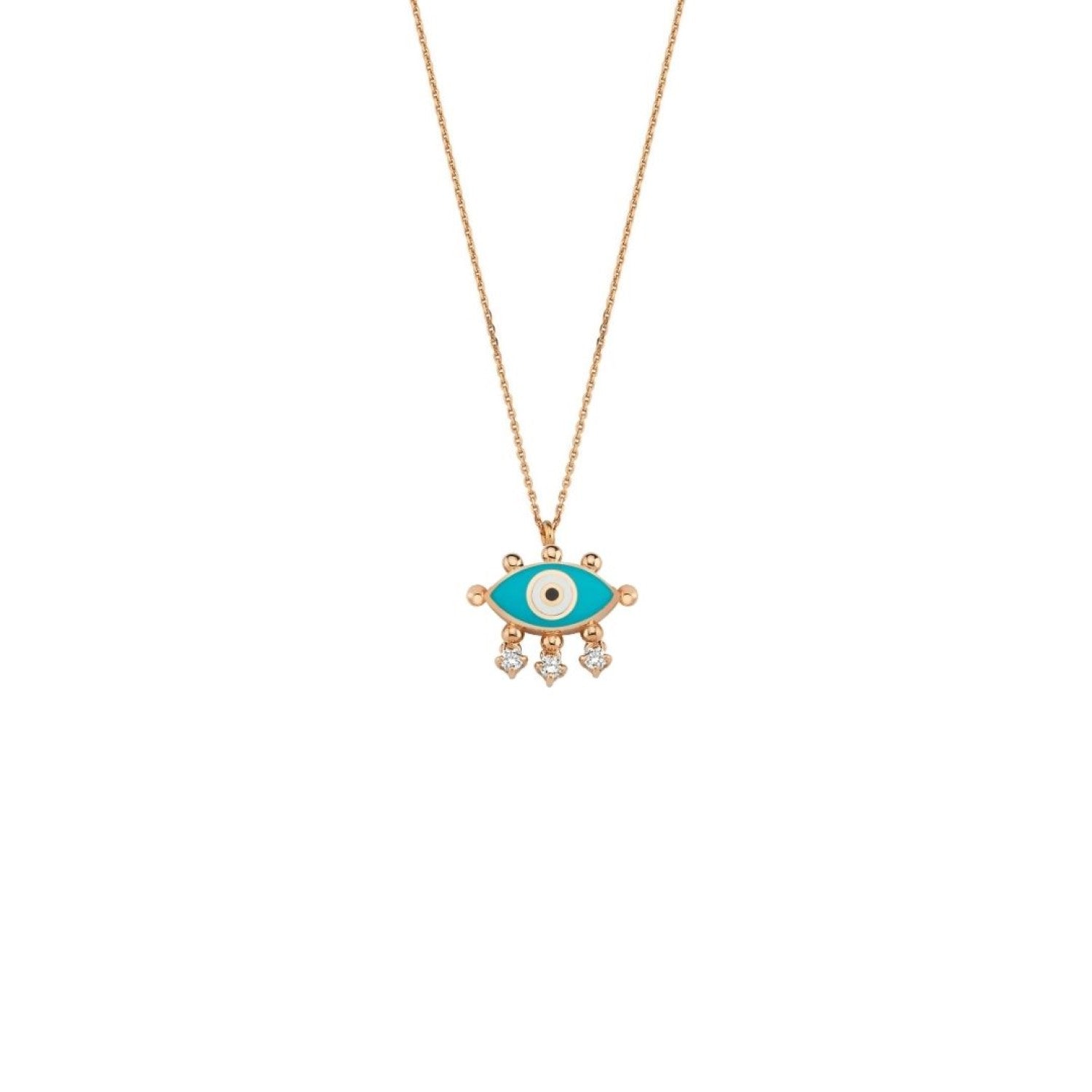 Evil Eye Necklace (Turquoise)