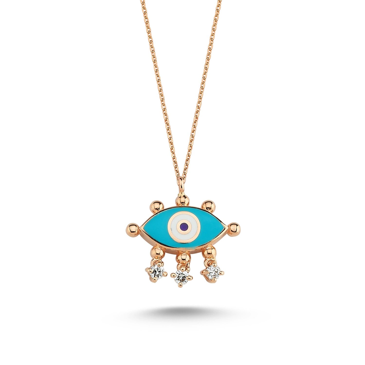 Evil Eye Necklace (Turquoise)