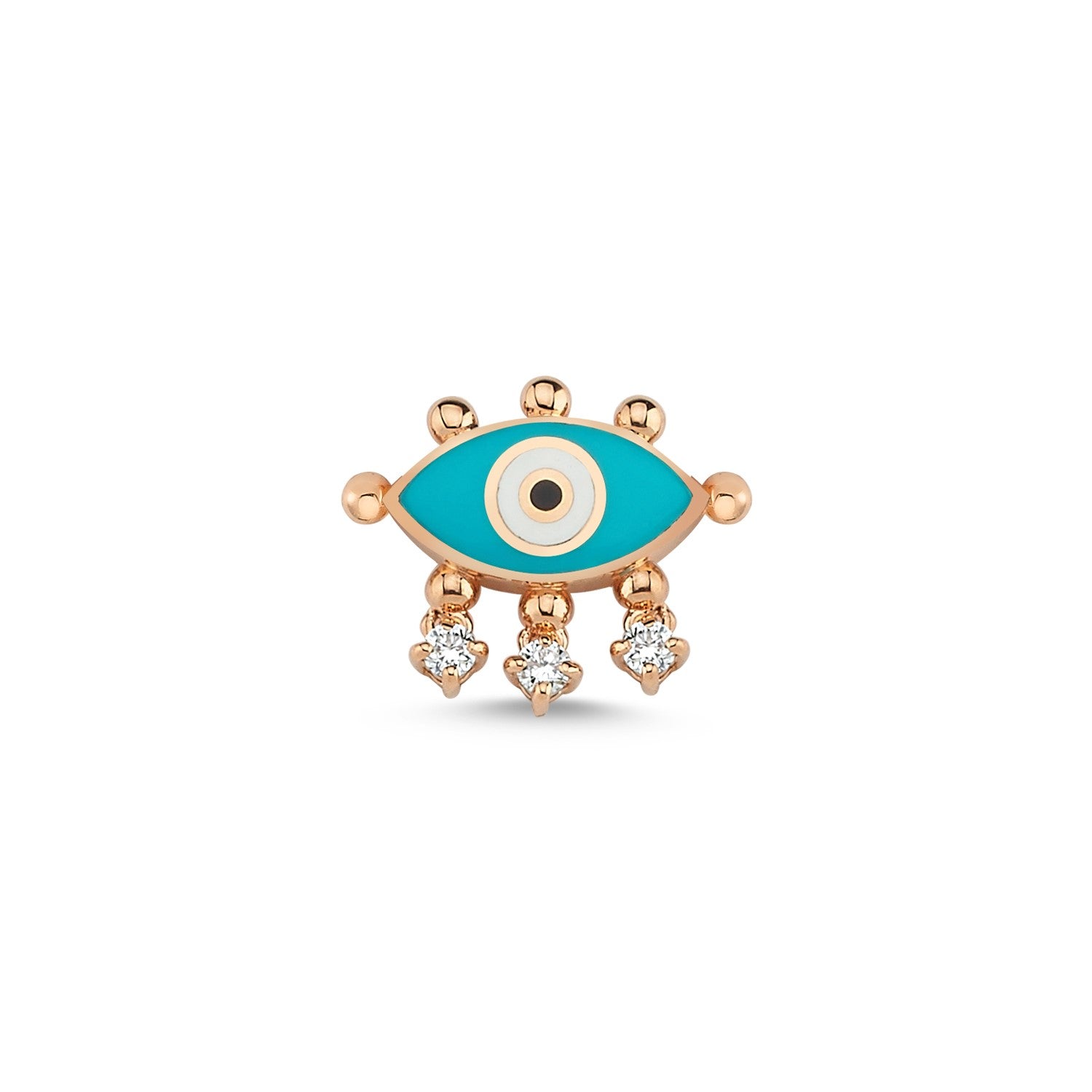 Evil Eye Stud (Turquoise)