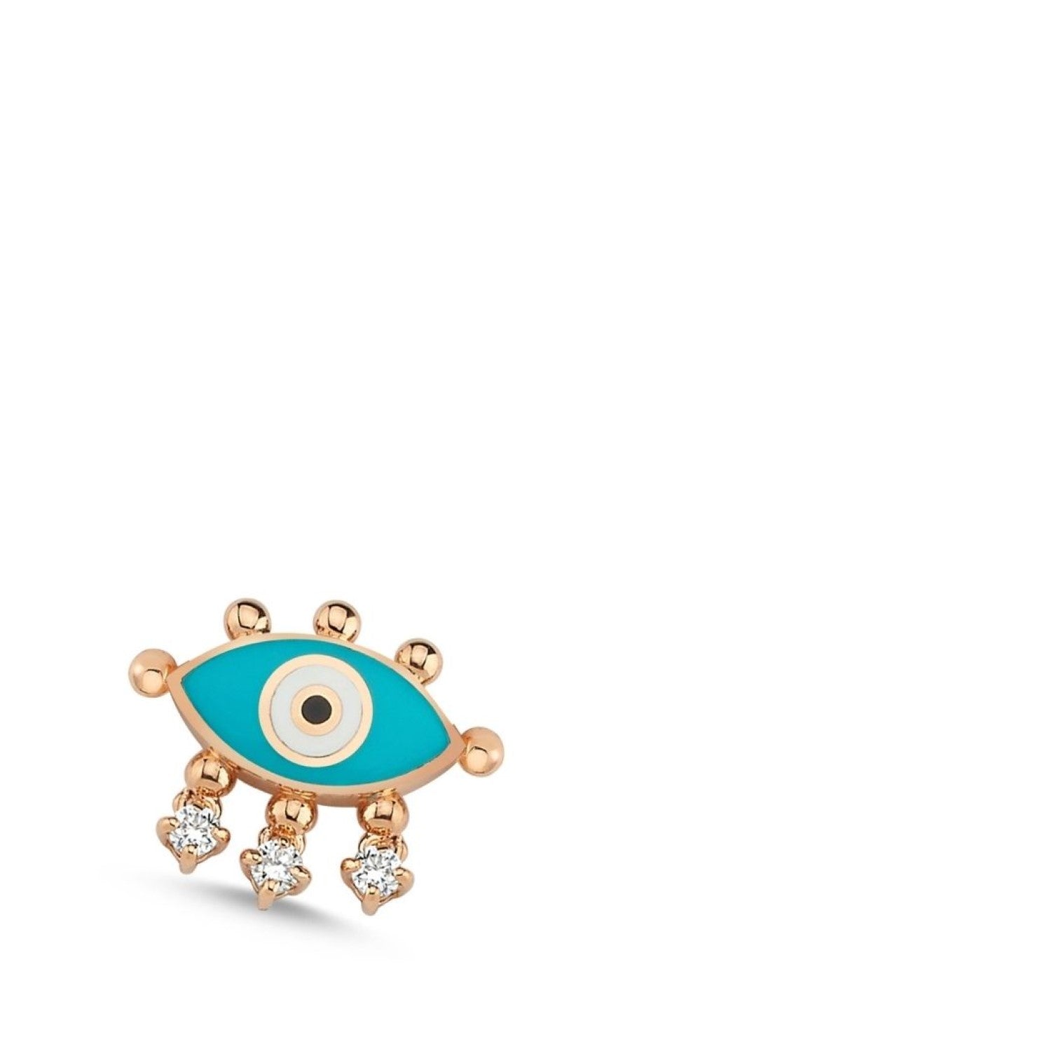 Evil Eye Stud (Turquoise)