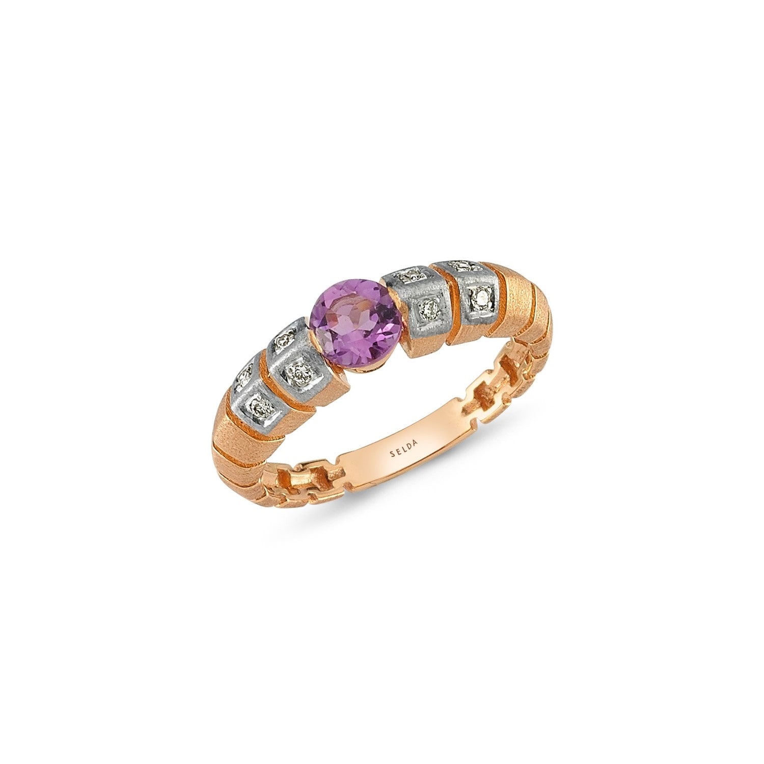 Uraeus Amethyst Ring