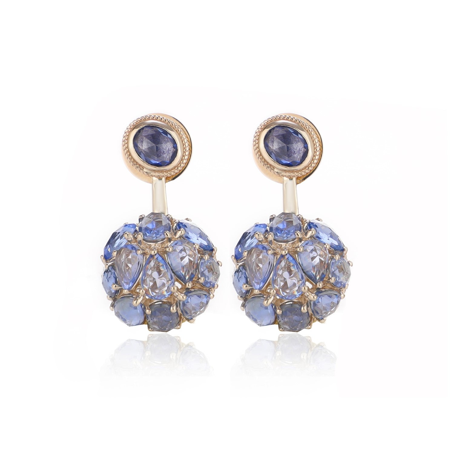 Earring Zero 3 - Sapphires