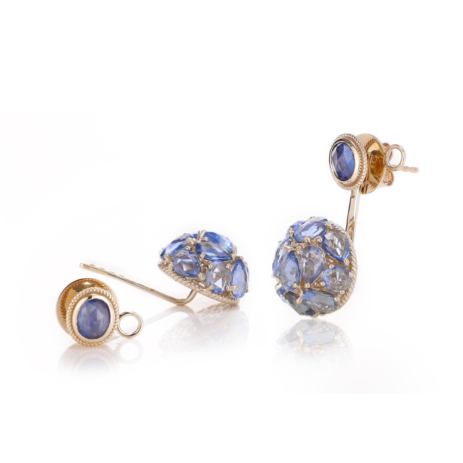 Earring Zero 3 - Sapphires