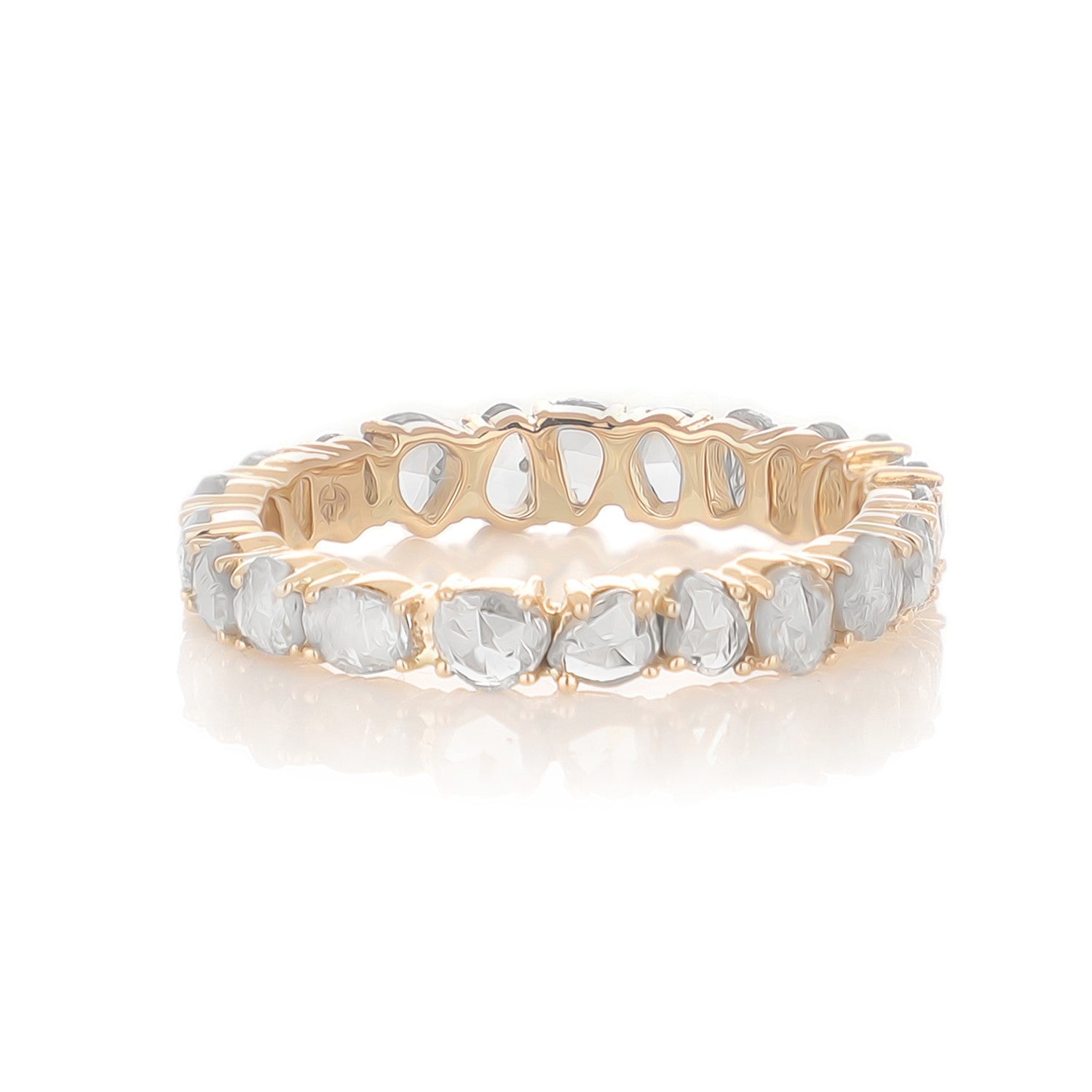 Ring Zero 5 - Diamonds in Yellow Gold