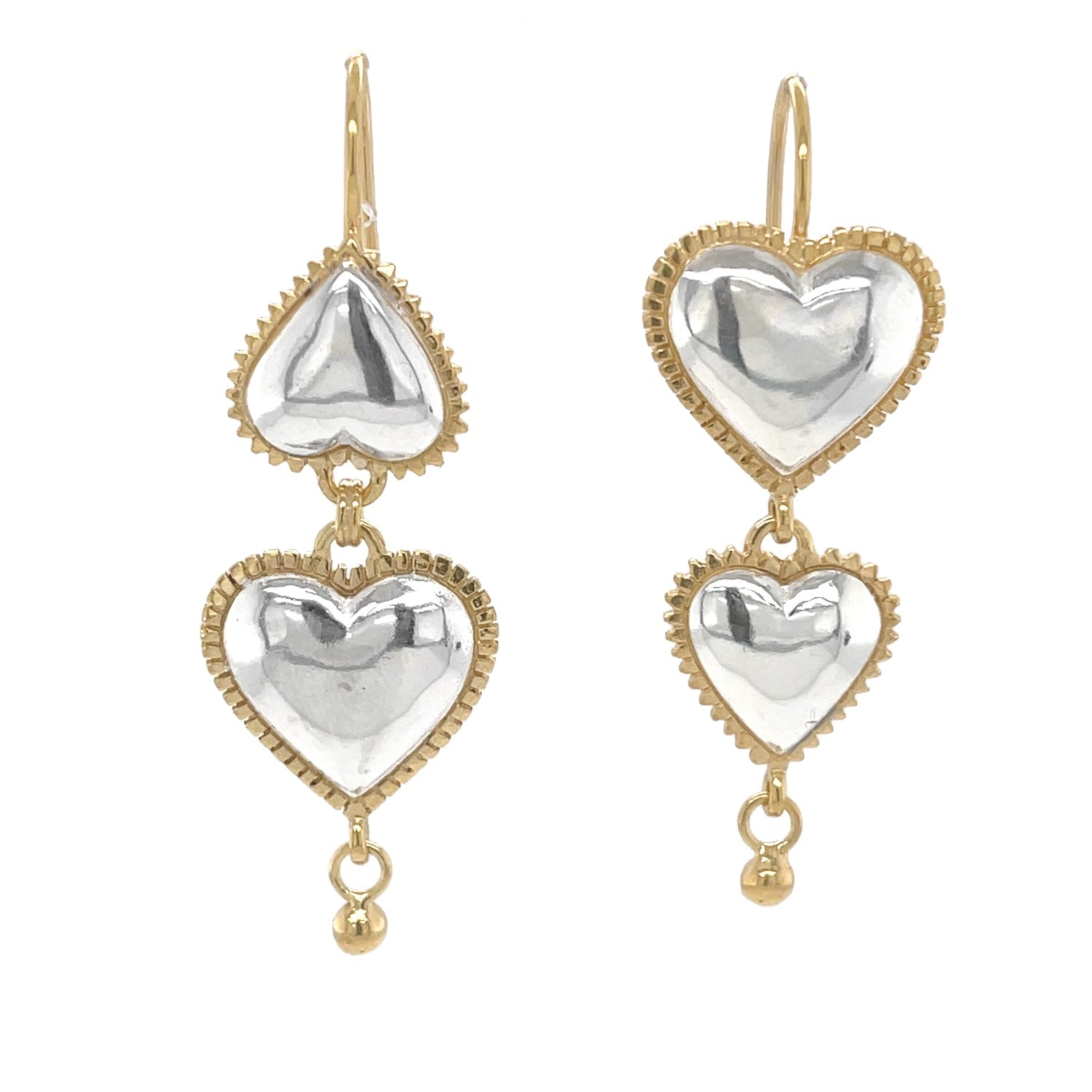 Lola Asymmetrical Heart Earring Drops