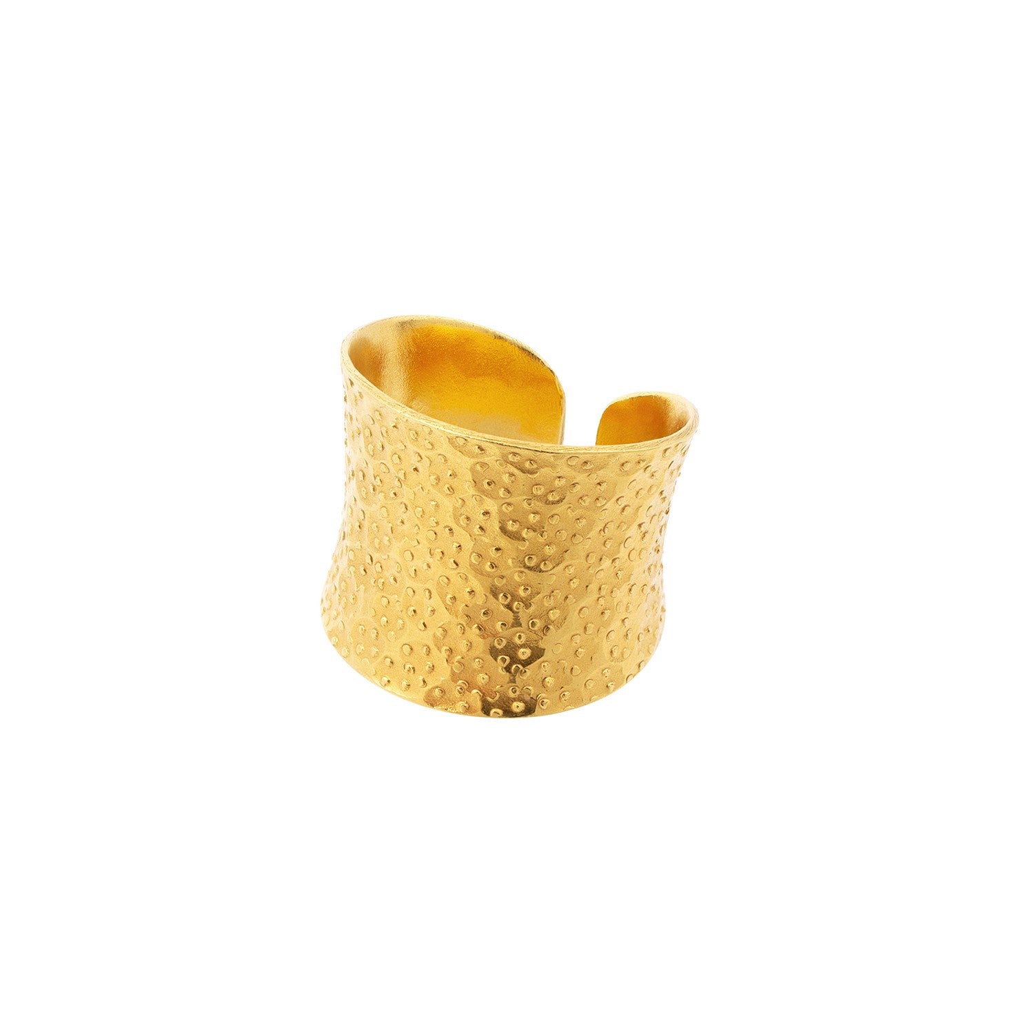 Nudo Gold Dotted Ring