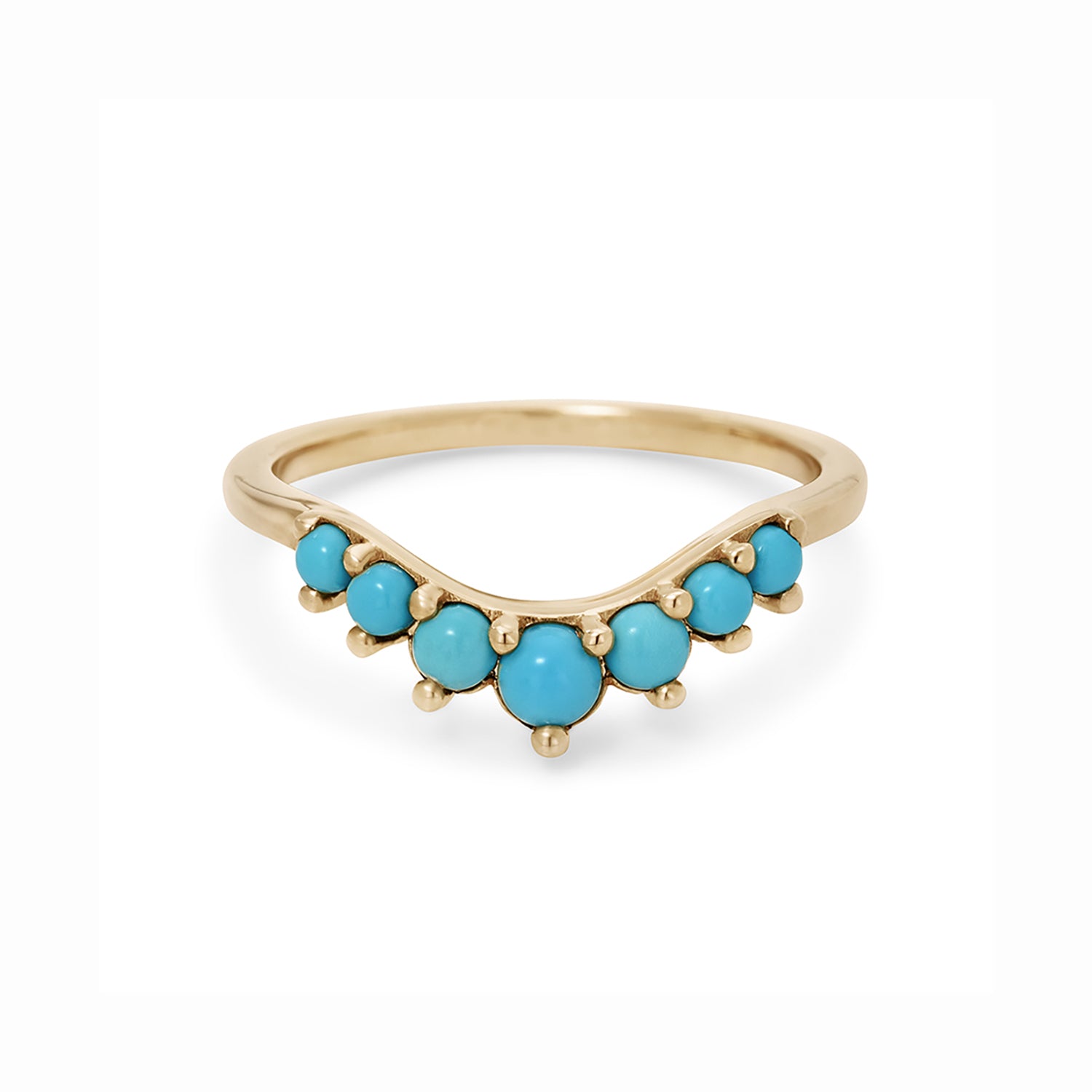 Cosmic Tiara Curve Band - Turquoise