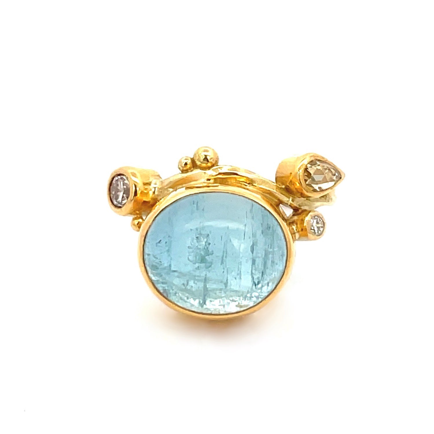 Aquamarine Seafire Ring Bergsoe Jewellery La Maison Couture