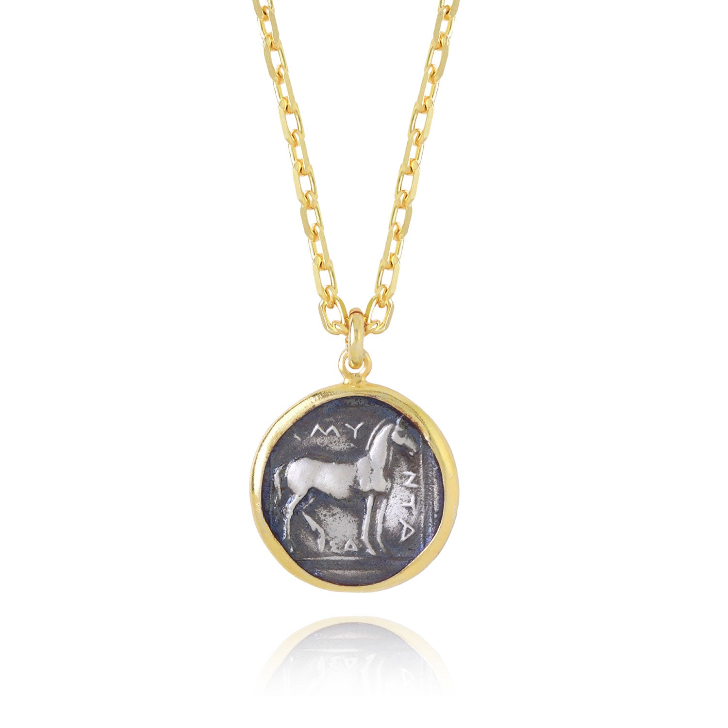 The Amyntas Coin Necklace Ece London Sustainable Jewellery La Maison Couture