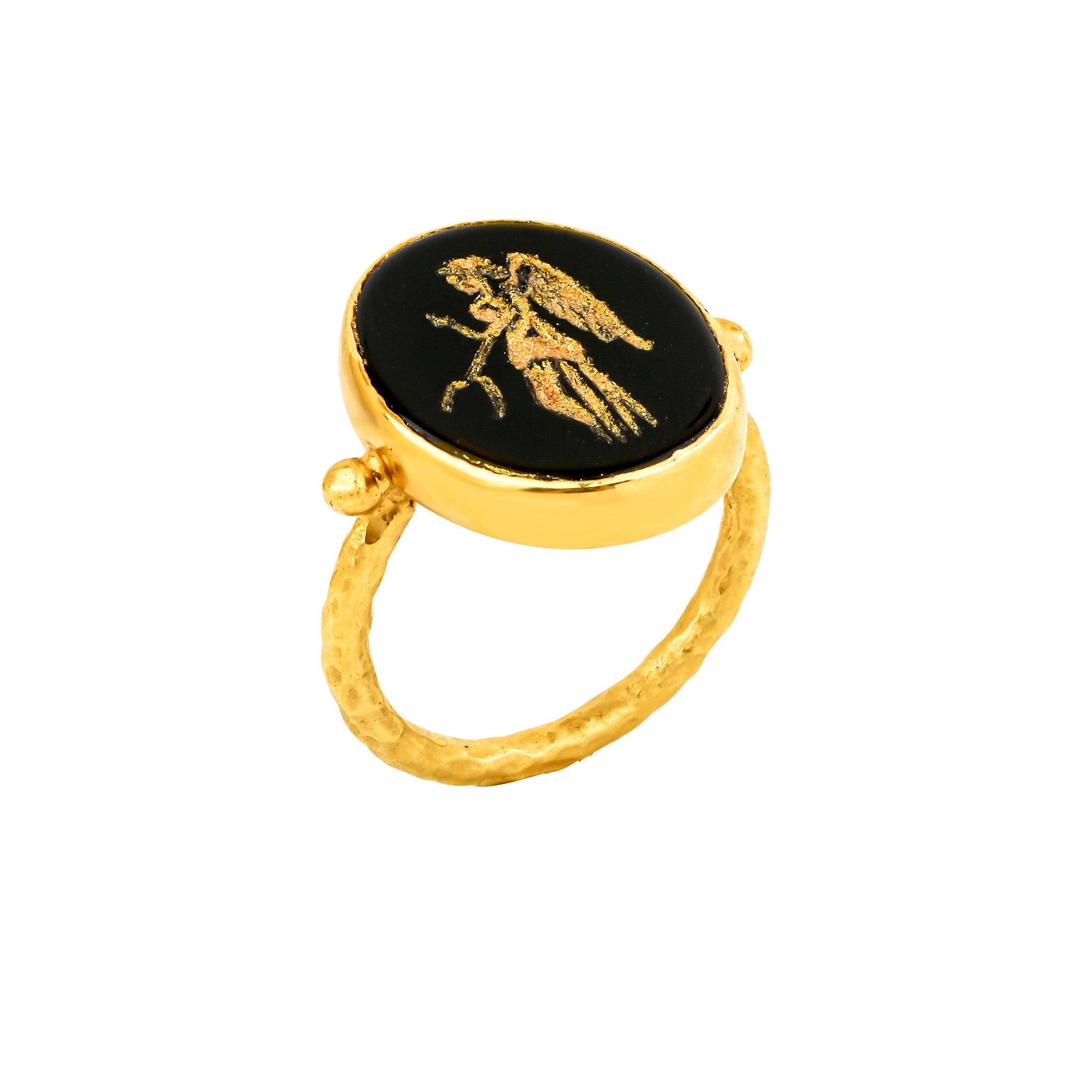 The Angel of Peace III Ring Ece London Sustainable Jewellery La Maison Couture