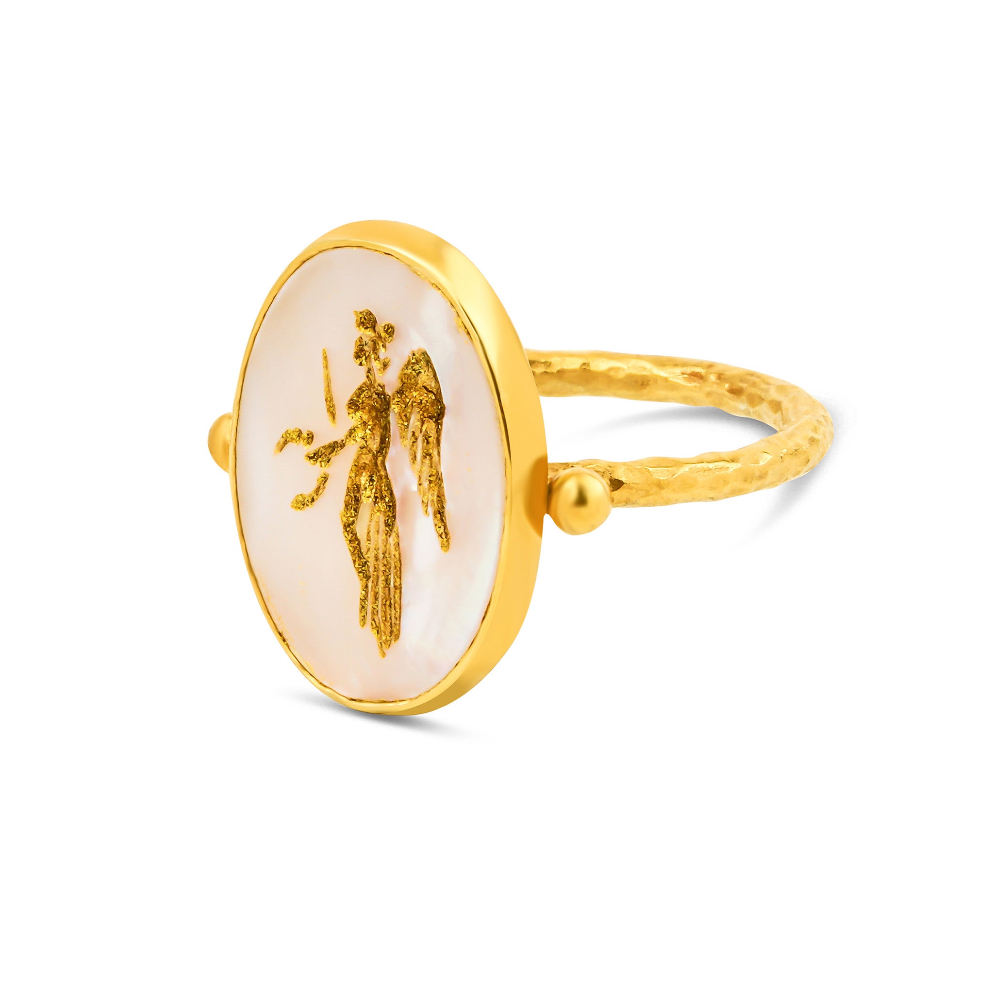 The Angel of Peace II Ring Ece London Sustainable Jewellery La Maison Couture