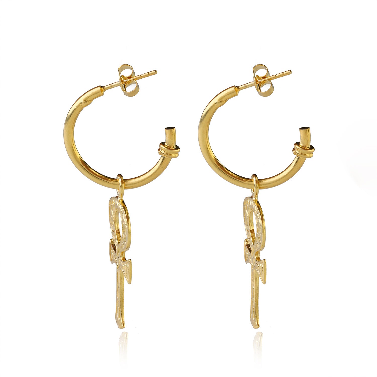 The Ankh Earrings Ece London Sustainable Jewellery La Maison Couture