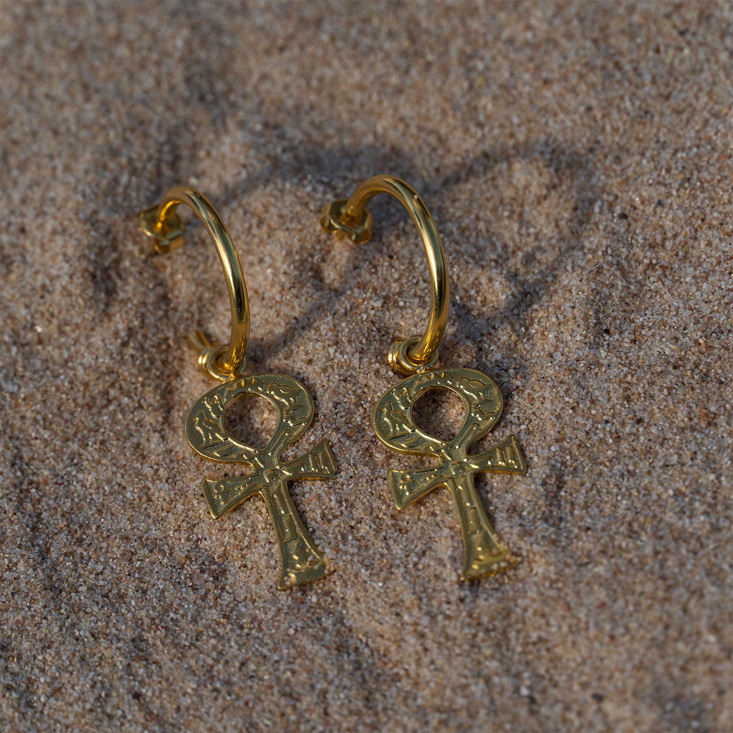 The Ankh Earrings Ece London Sustainable Jewellery La Maison Couture