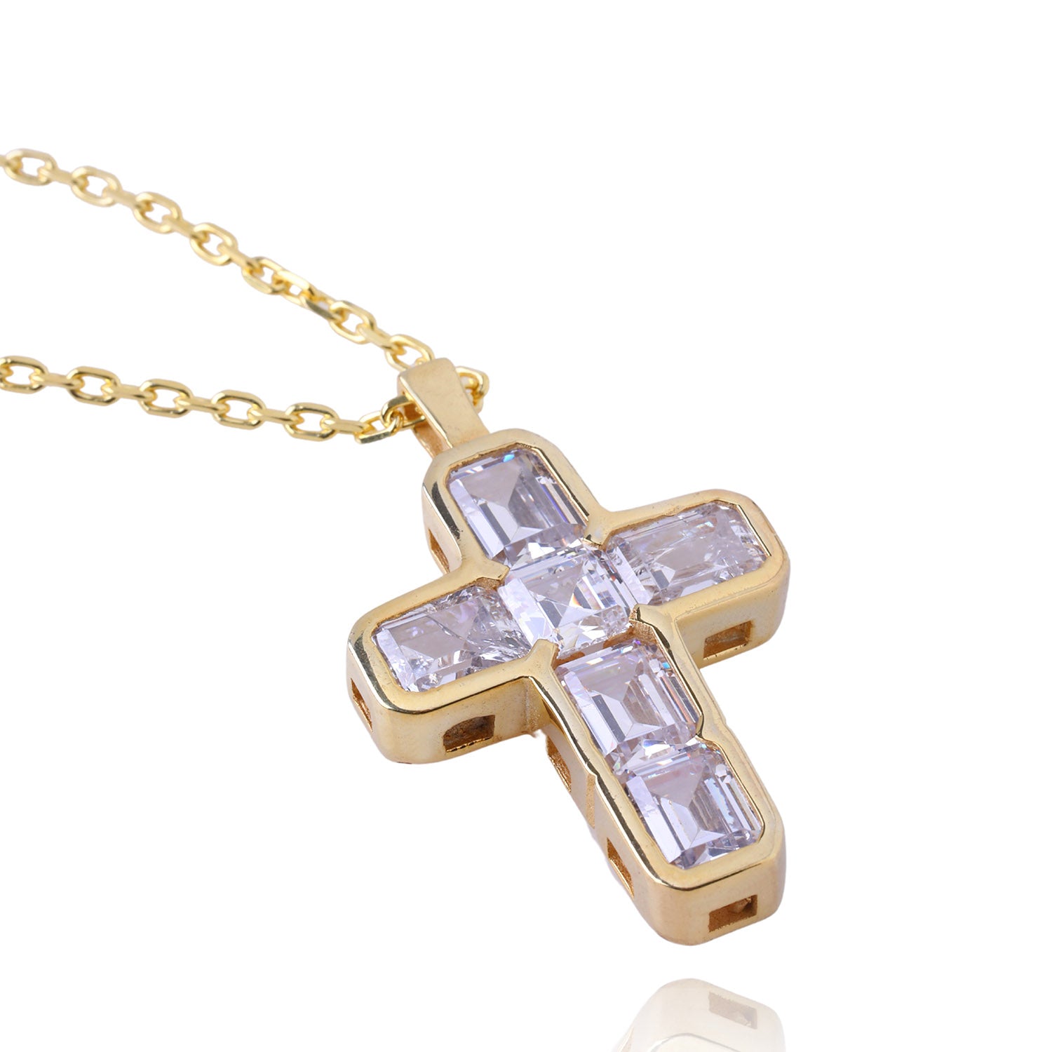 The Fortuna Cross Necklace Ece London Sustainable Jewellery La Maison Couture