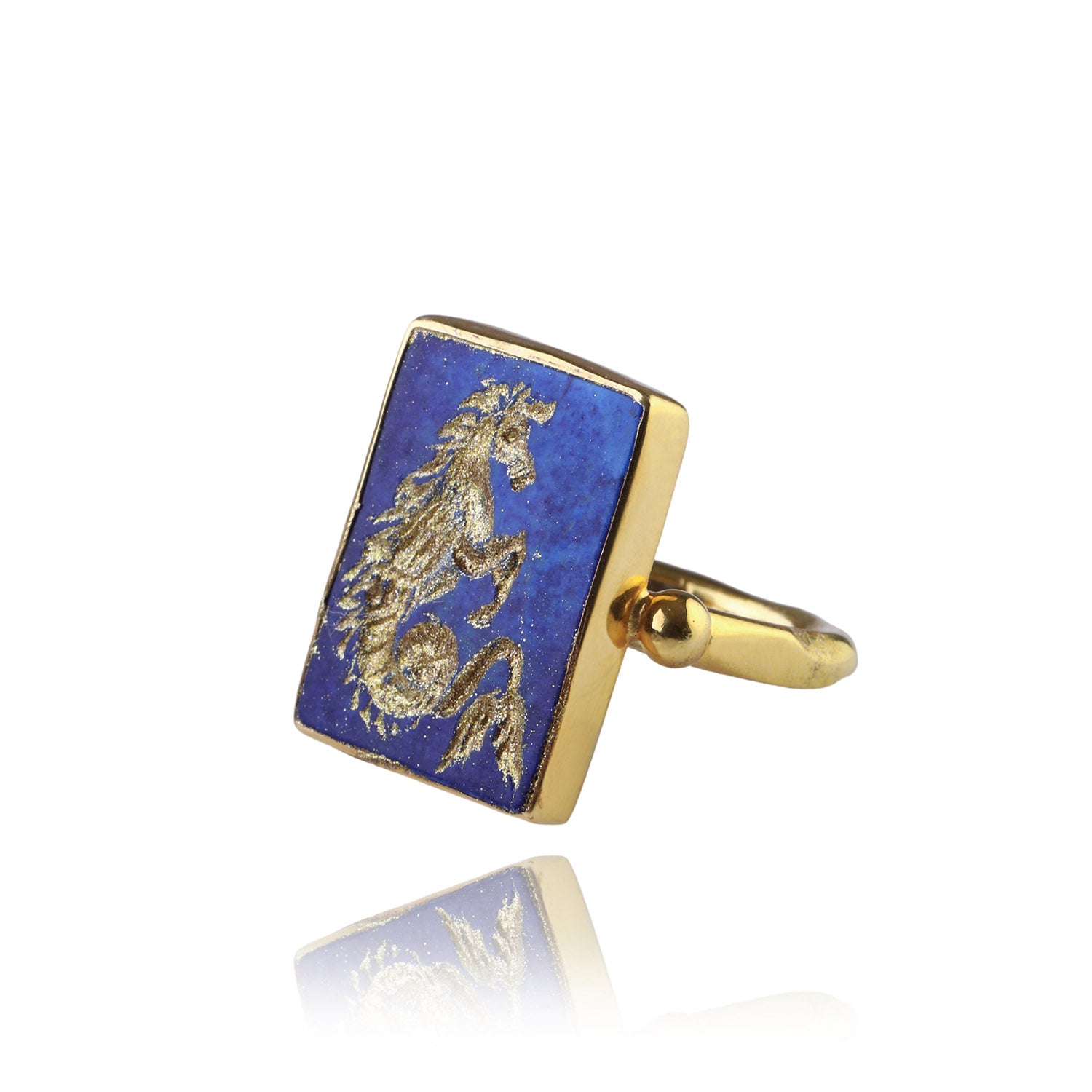 The Hippocampus Ring Ece London Sustainable Jewellery La Maison Couture