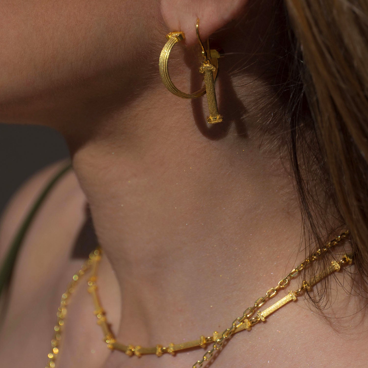 The Ionic Hoop Earrings Ece London Sustainable Jewellery La Maison Couture