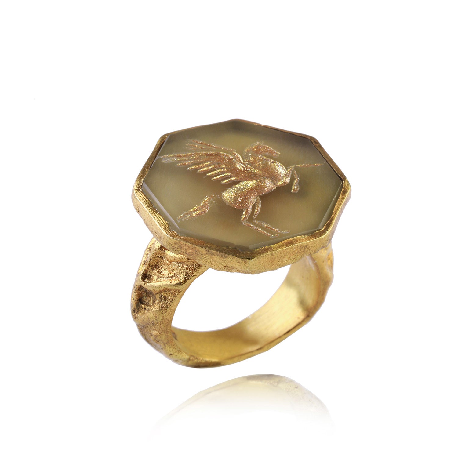 The Pegasus Ring Ece London Sustainable Jewellery La Maison Couture