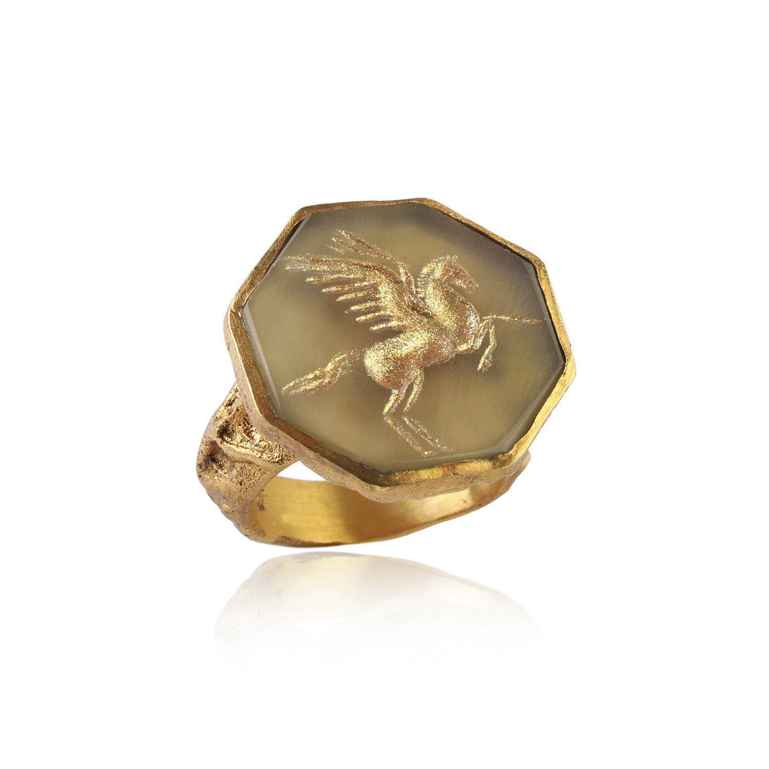 The Pegasus Ring Ece London Sustainable Jewellery La Maison Couture