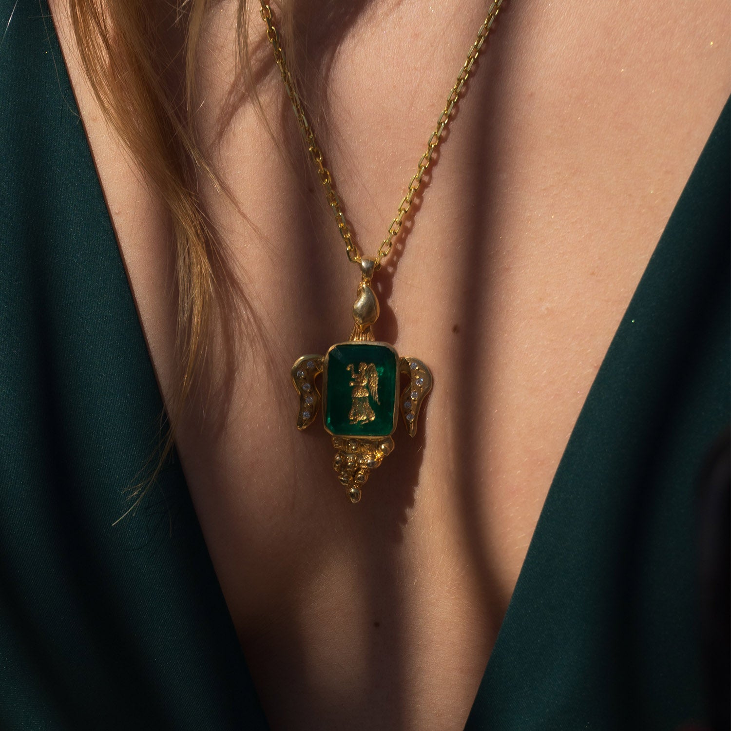 The Victoria Medallion Necklace Ece London Sustainable Jewellery La Maison Couture